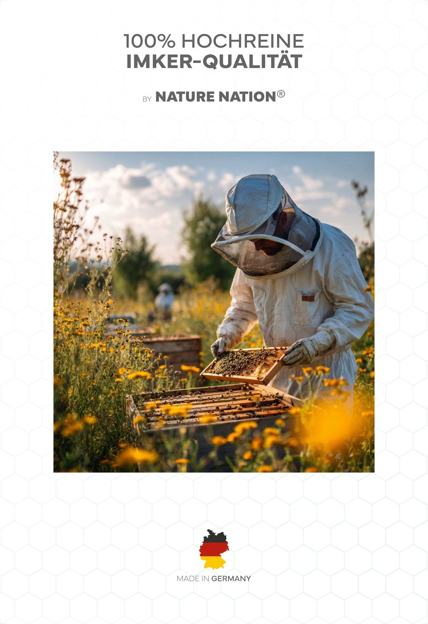 NATURE NATION Körperpflegemittel BIO Propolis Tropfen 40% – Tinktur in Imkerqualität Packung