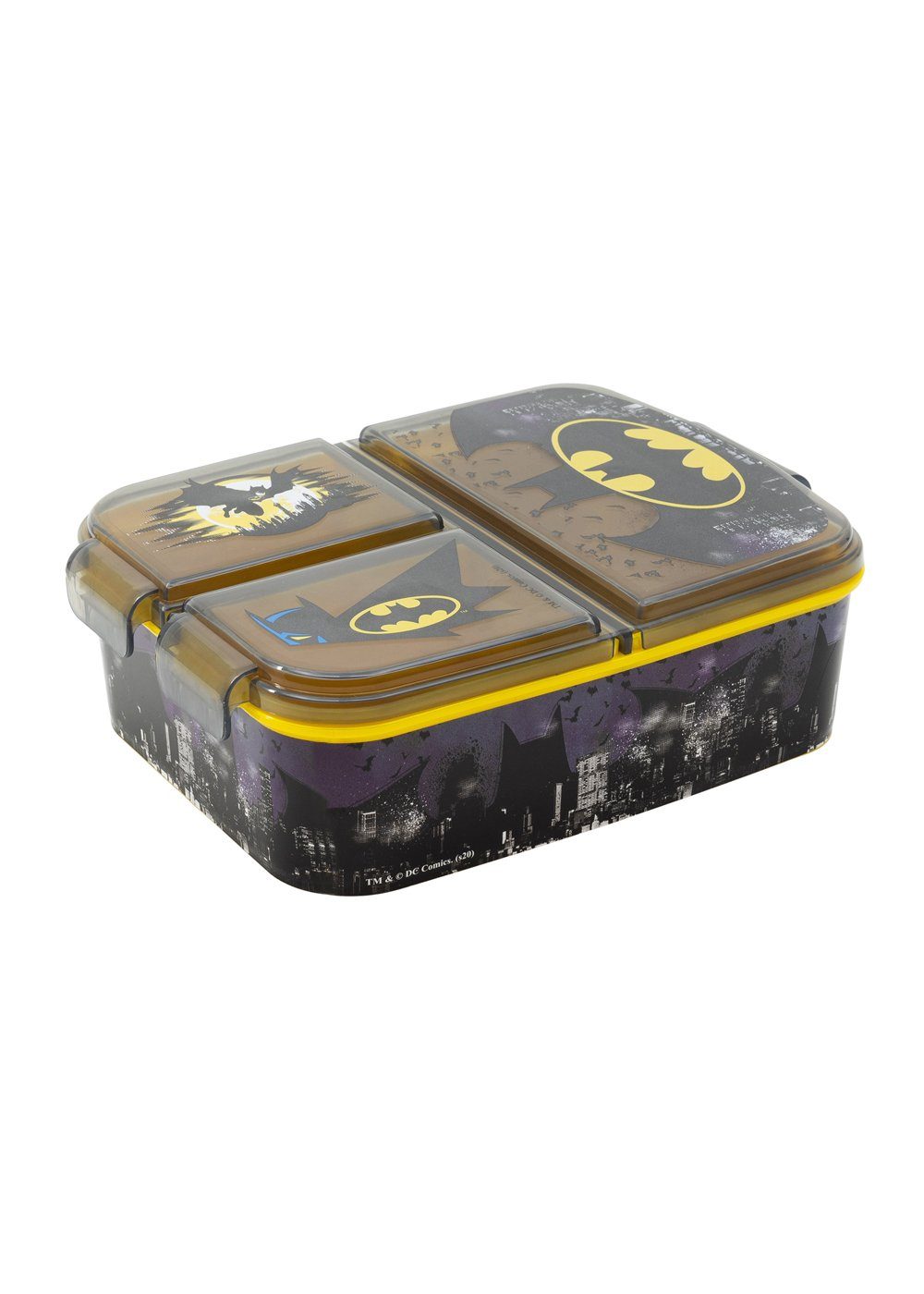 Batman Lunchbox Brotdose Batman, Vesperdose mit 3 Fächern