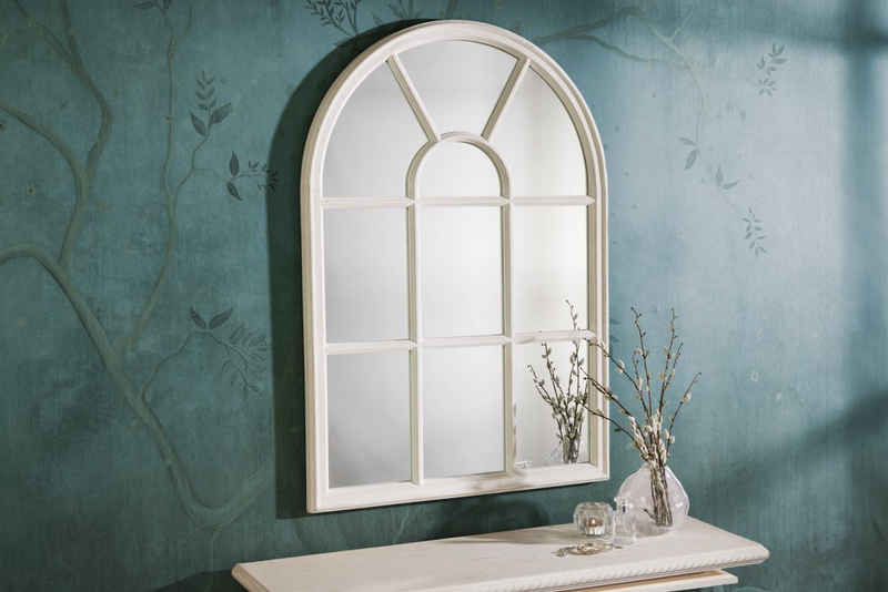 riess-ambiente Настінне дзеркало CASTILLO 100cm weiß (Einzelartikel, 1-St), Schlafzimmer · Fenster-Design · Deko · Landhausstil · handmade · Flur