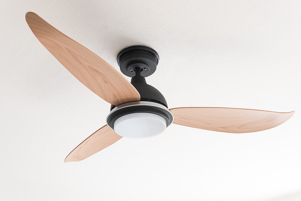 Pepeo Deckenventilator Energiespar Deckenventilator Bayu 122 cm mit LED