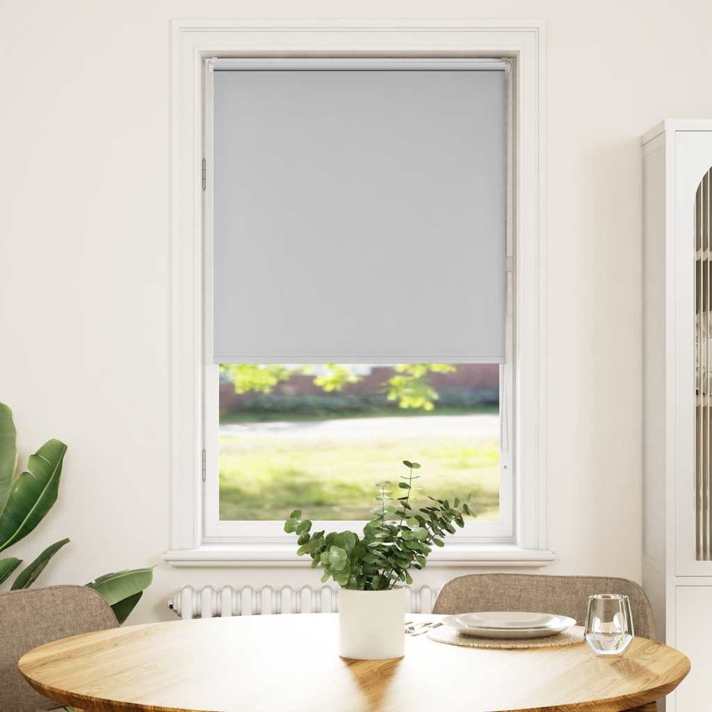 Rollo Verdunkelungsrollo Hellgrau 75x130 cm Stoffbreite günstig online kaufen