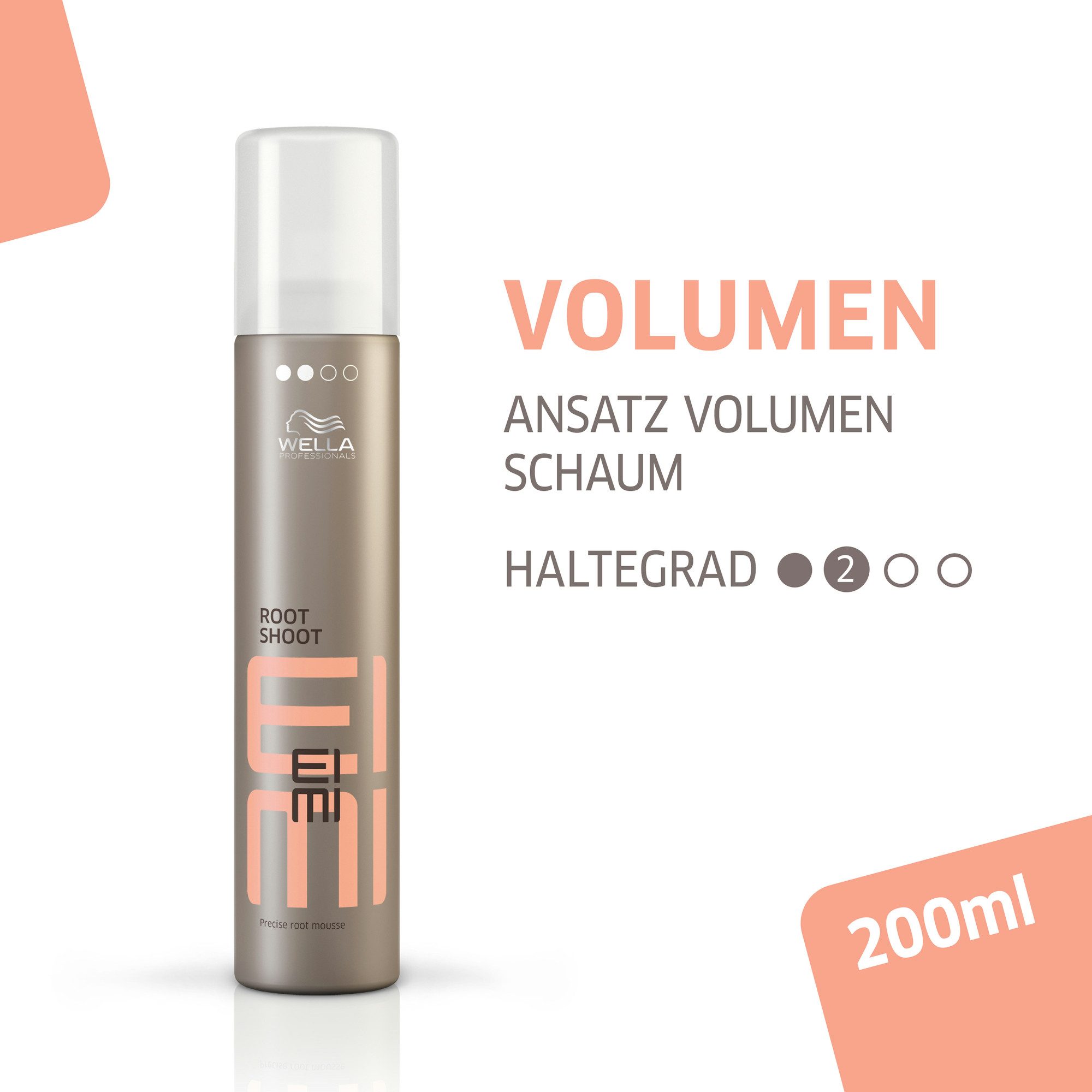 Wella Professionals Haarschaum EIMI ROOT SHOOT ANSATZ VOLUMEN SCHAUM, präzises Auftragen, mehr Volumen, leichter Halt