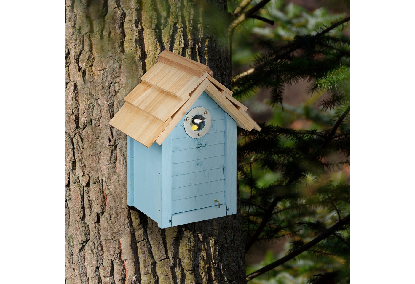 Thumbnail - relaxdays Vogelhaus Nistkasten für Meisen