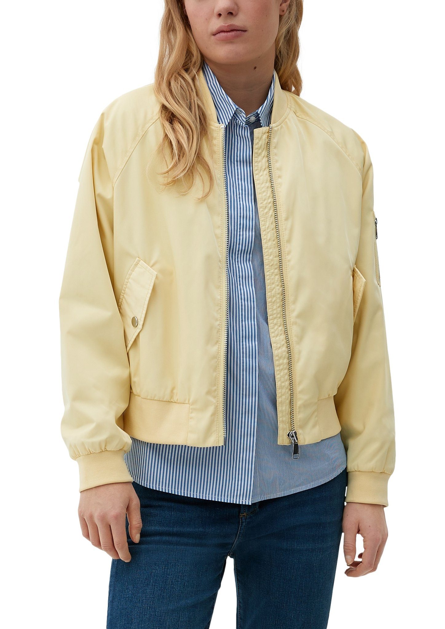 s.Oliver Blouson Blouson mit Ziptasche