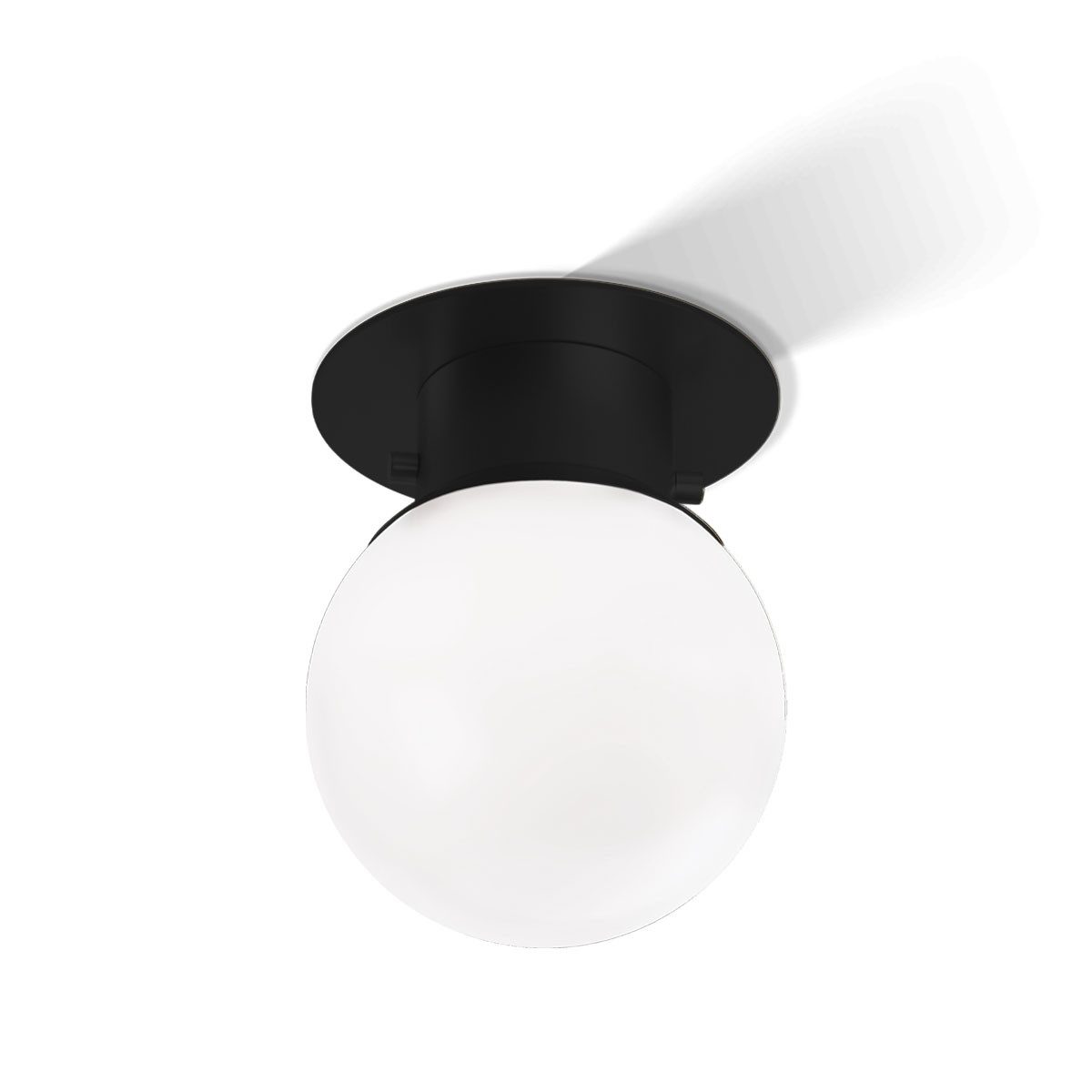 Decor Walther Deckenleuchten Globe 20 Bad-Deckenleuchte Ø 19 cm IP44, LED wechselbar, Badezimmer Deckenlampe, E27