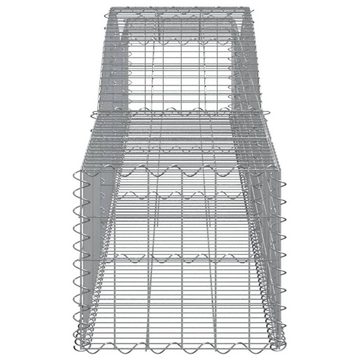 vidaXL Hochbeet Gabionen mit Hochbogen 5 Stk 400x50x4060cm Verzinktes Eisen