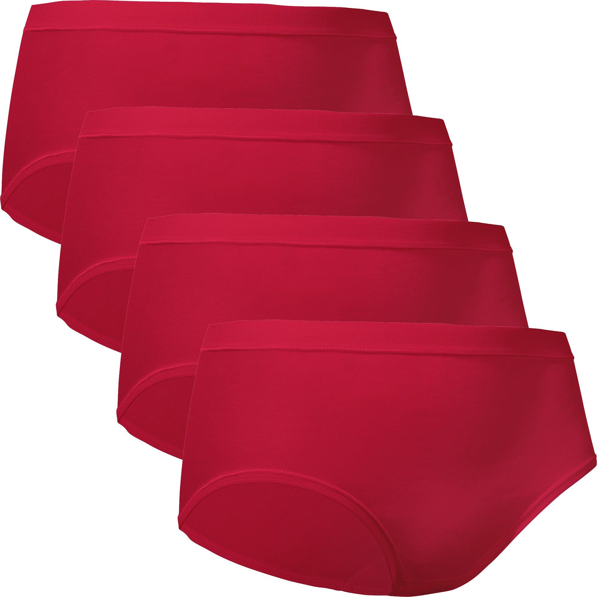 conta Slip Damen-Taillenslip 4er-Pack Feinripp Uni günstig online kaufen