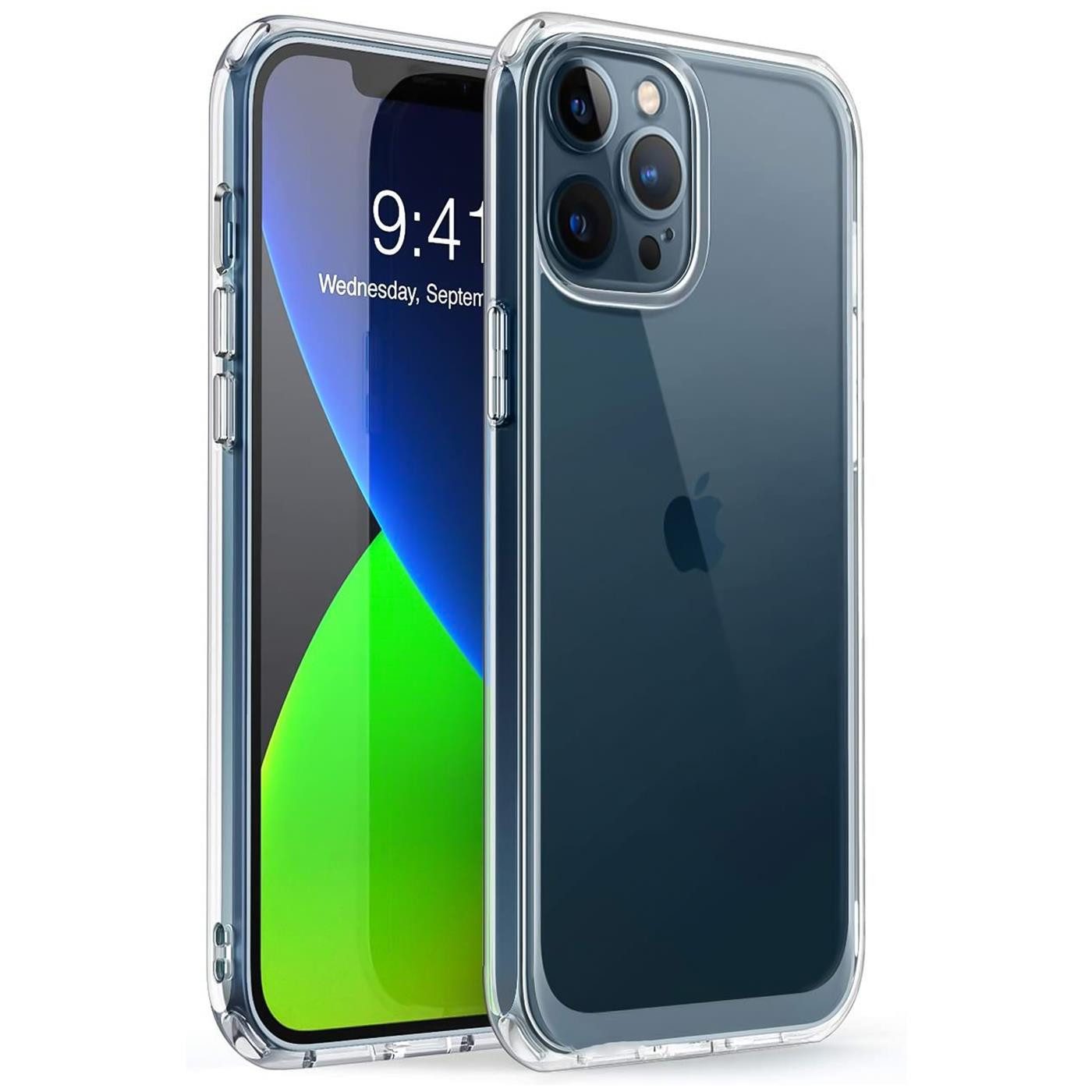 CoolGadget Handyhülle Silikon Handy Hülle Slim für Apple iPhone 12 Pro Max 6,7 Zoll, dünne TPU Schutzhülle Case in transparent / durchsichtig