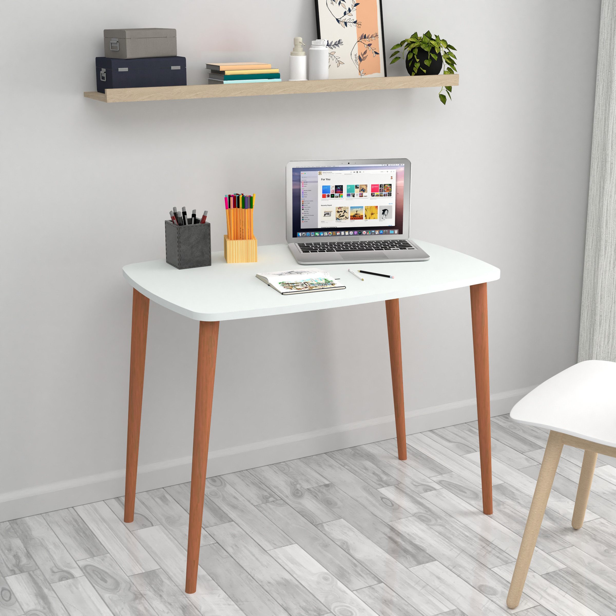 gowoll Schreibtisch 90x60x70 cm Esstisch Natürlich günstig online kaufen
