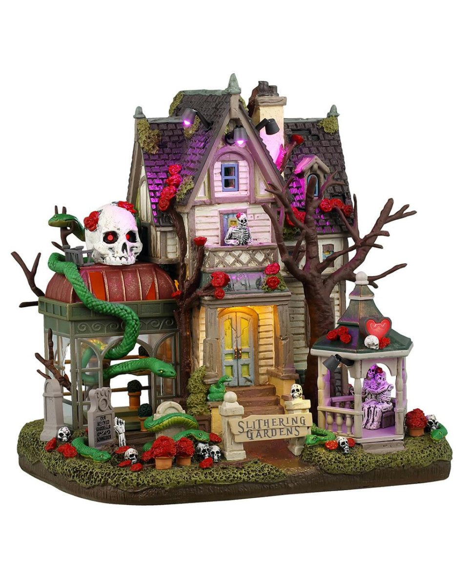 Horror-Shop Dekofigur Slithering Gardens - Lemax Spooky Town