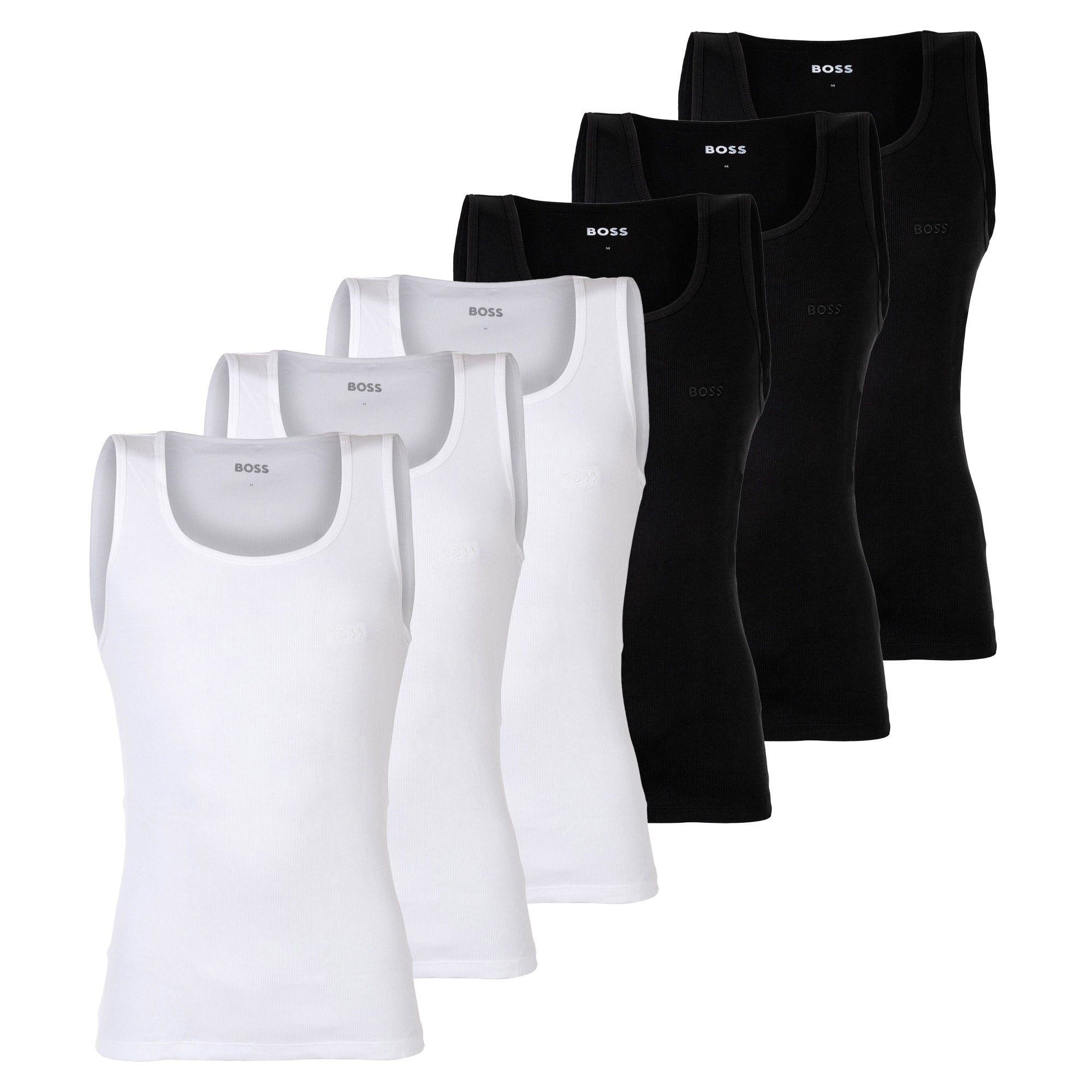 Unterhemd Herren Unterhemd 6er Pack Baumwolle