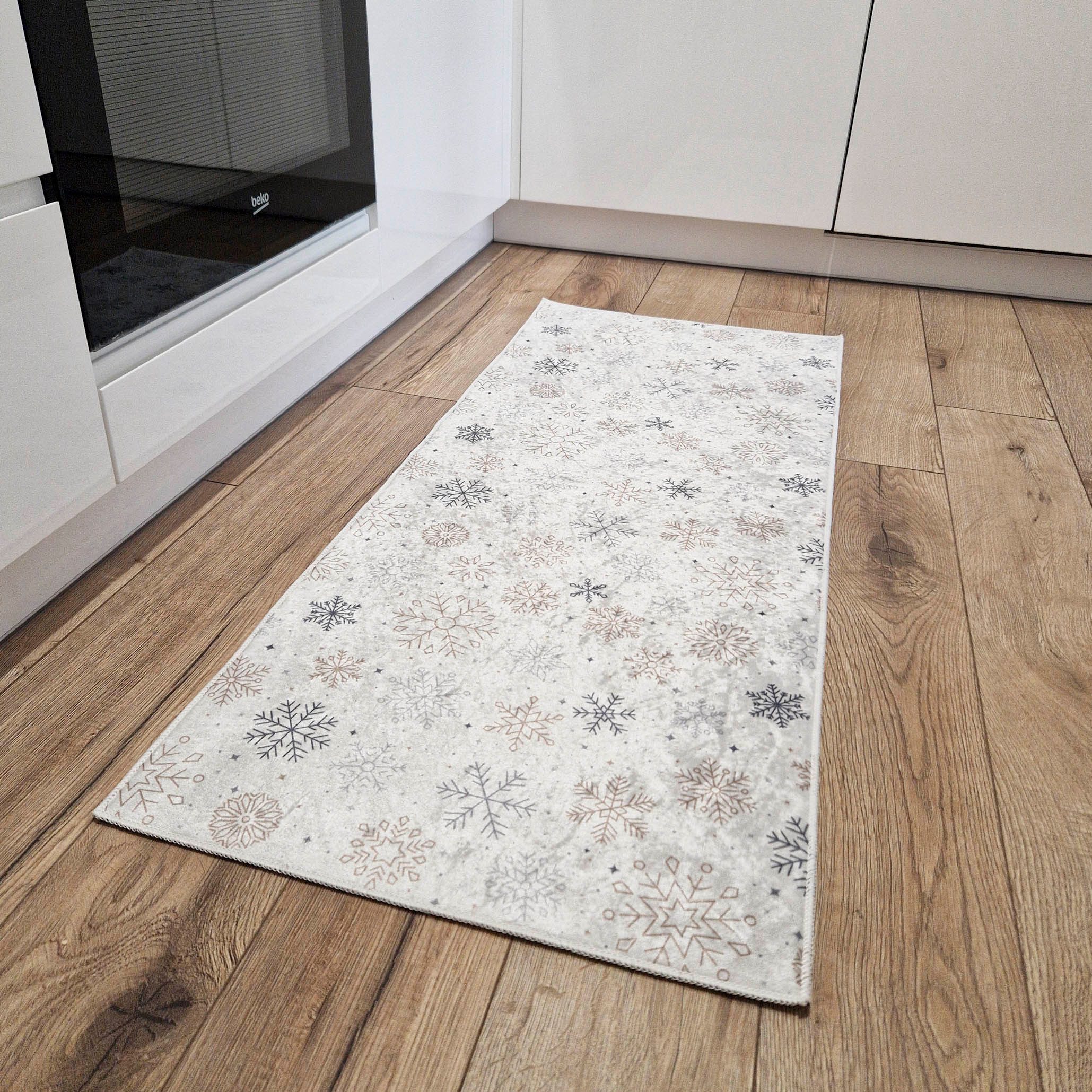 Mazovia Designteppich Weihnachten Teppichmatte für Küche, Korridor, Diele - günstig online kaufen