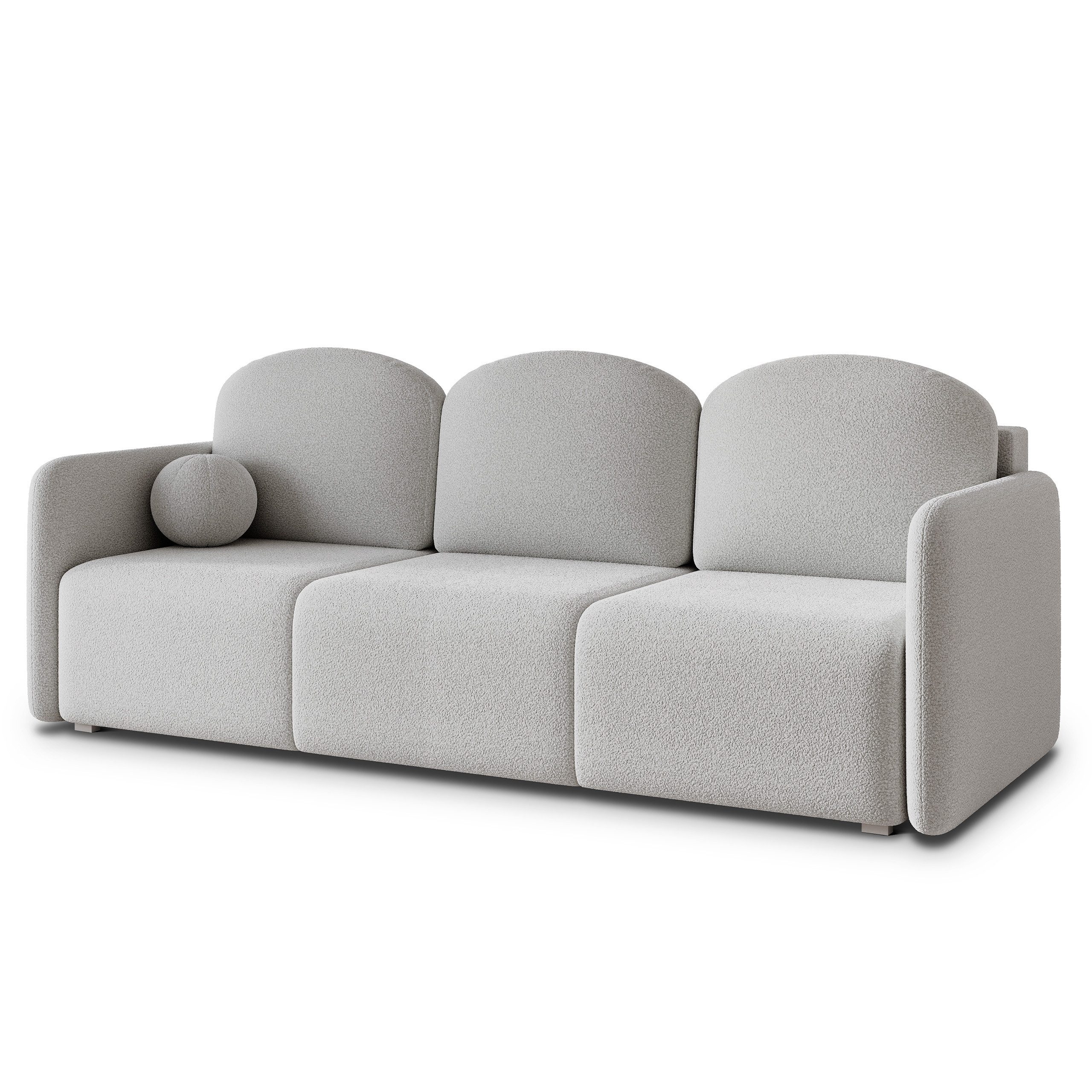 Masseno Sofa SUVI mit Schlaffunktion, Schlafsofa, Couch mit Bettkasten