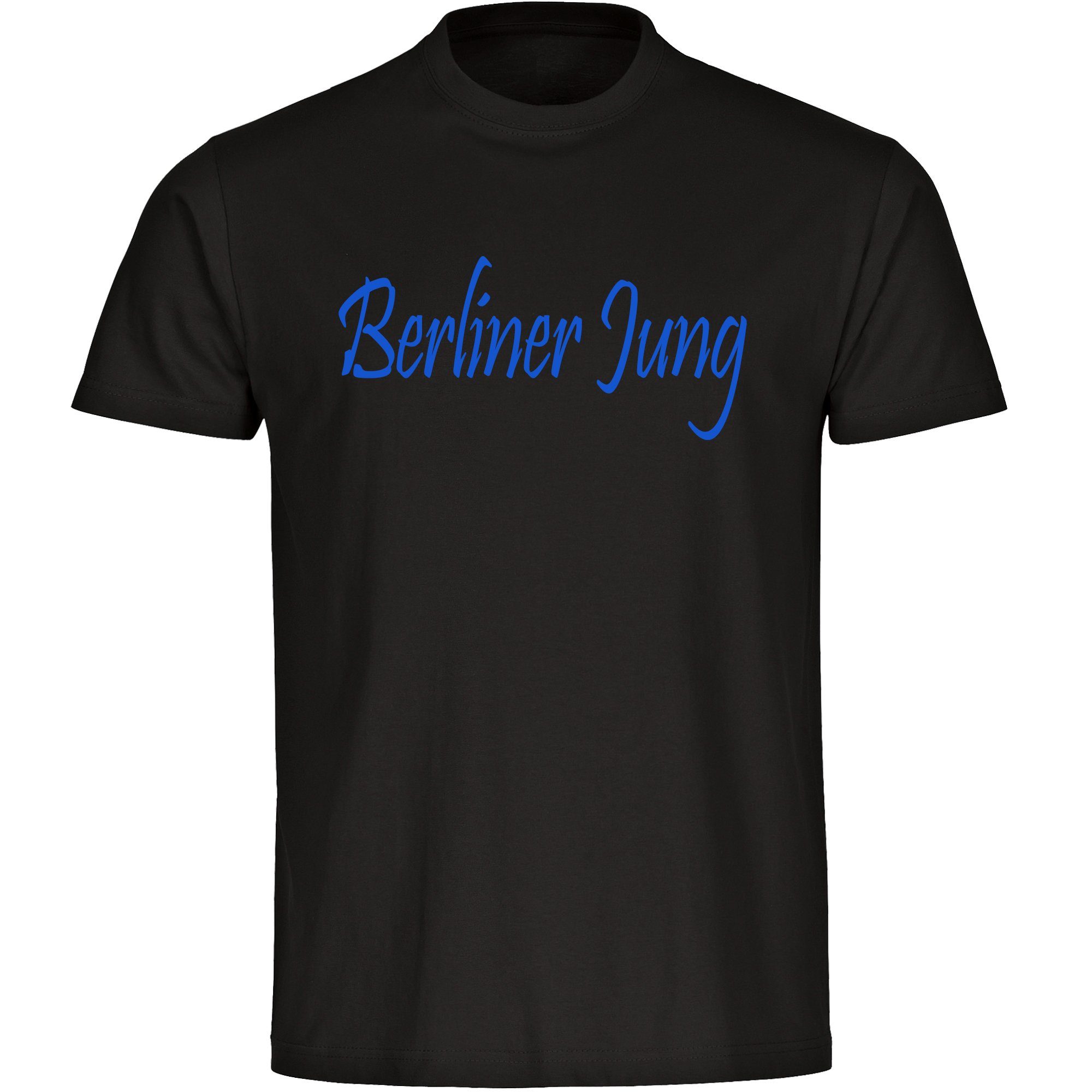 multifanshop T-Shirt Kinder Berlin blau - Berliner Jung - Boy Girl