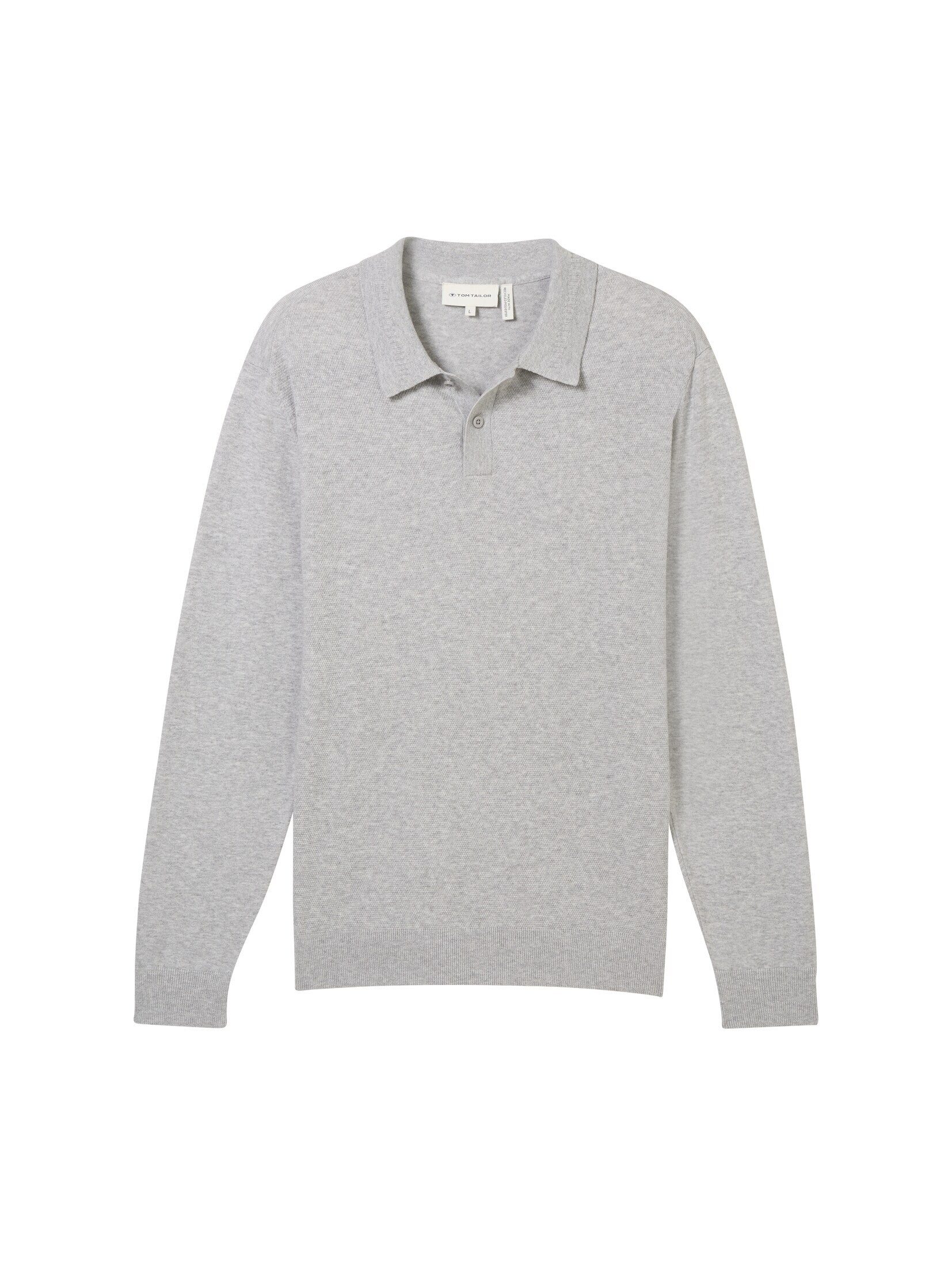 TOM TAILOR Strickpullover Pullover & Strickjacken Langärmliges Strick Poloh günstig online kaufen