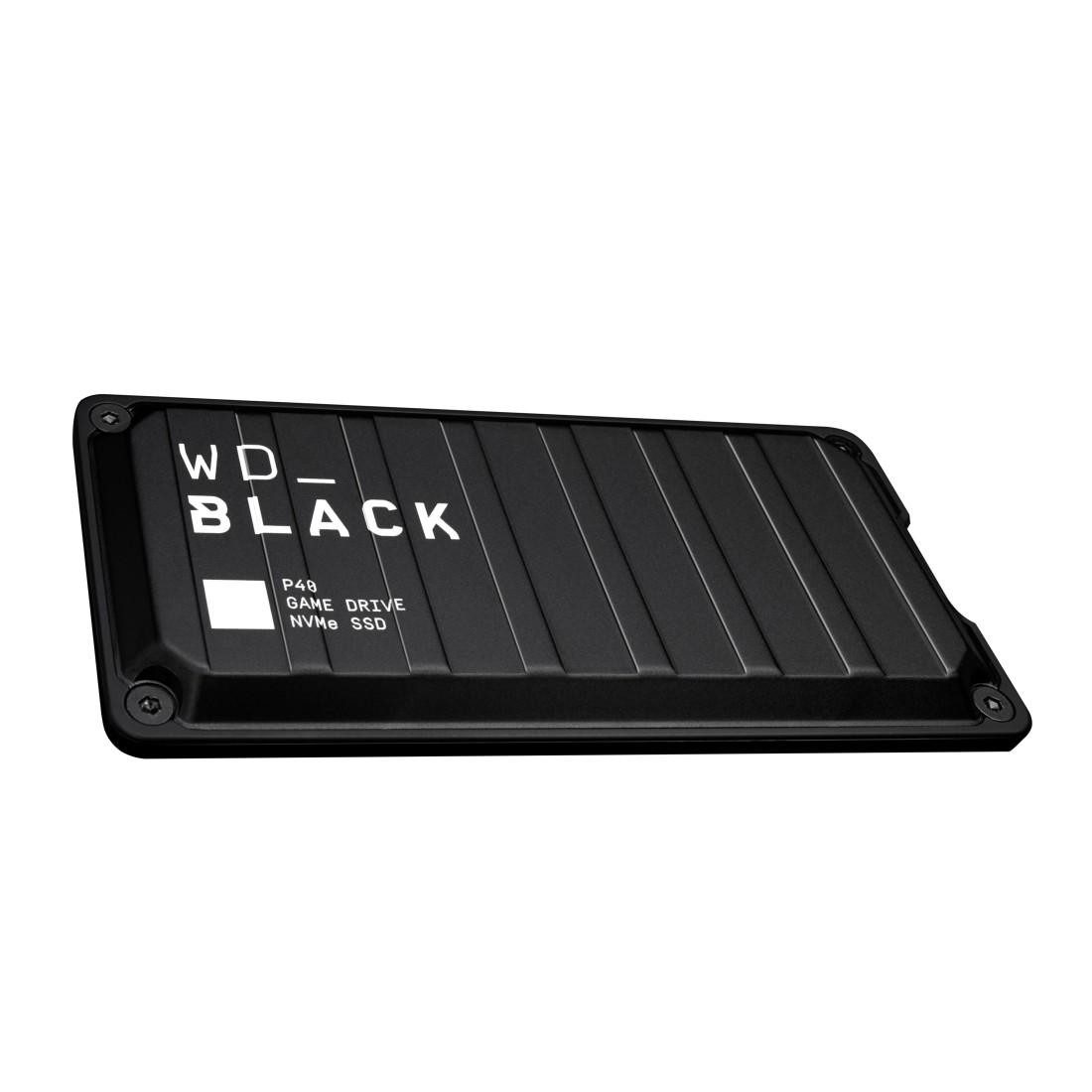 Western Digital SSD-Festplatte "WD_BLACK P40 NVMe Game Drive", 1 TB SSD-Festplatte (1000 GB) 3,5" 2000 MB/S Lesegeschwindigkeit, 2000 MB/S Schreibgeschwindigkeit