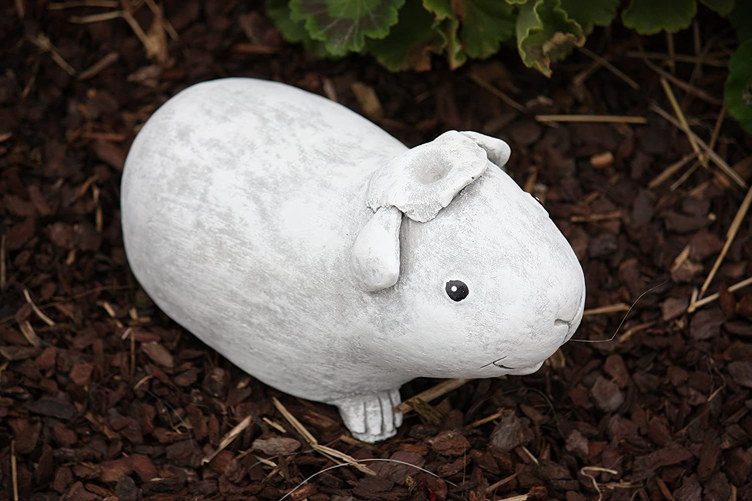 Stone and Style Gartenfigur Frostfeste Steinfigur Meerschweinchen Helmut – Bild 3 von 5