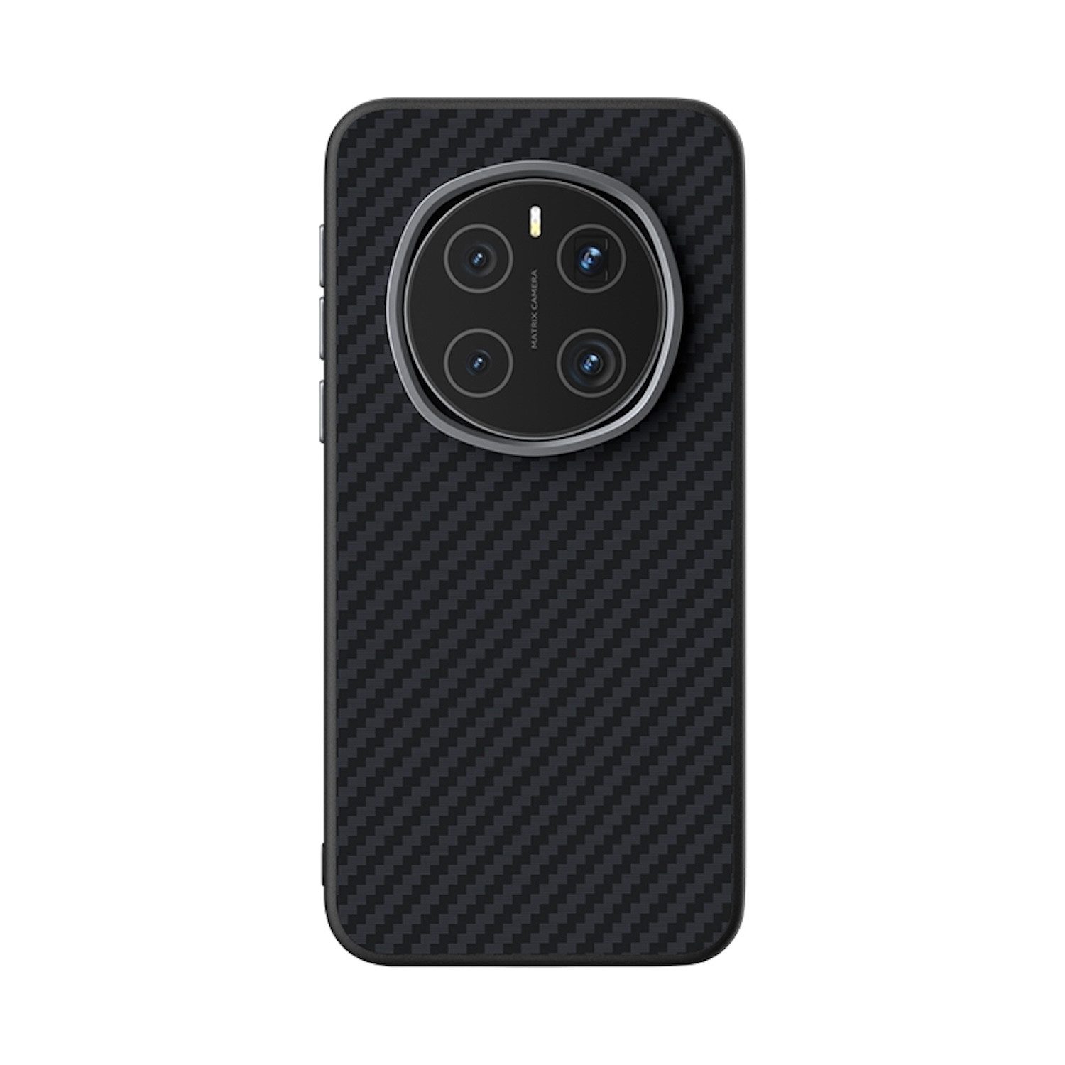 Wigento Smartphone-Hülle Für Honor Magic 7 MagSafe Carbon Fiber 6D Micro Relief Hülle Schwarz, 6D-Mikrorelief, MagSafe-kompatibel, rutschfest
