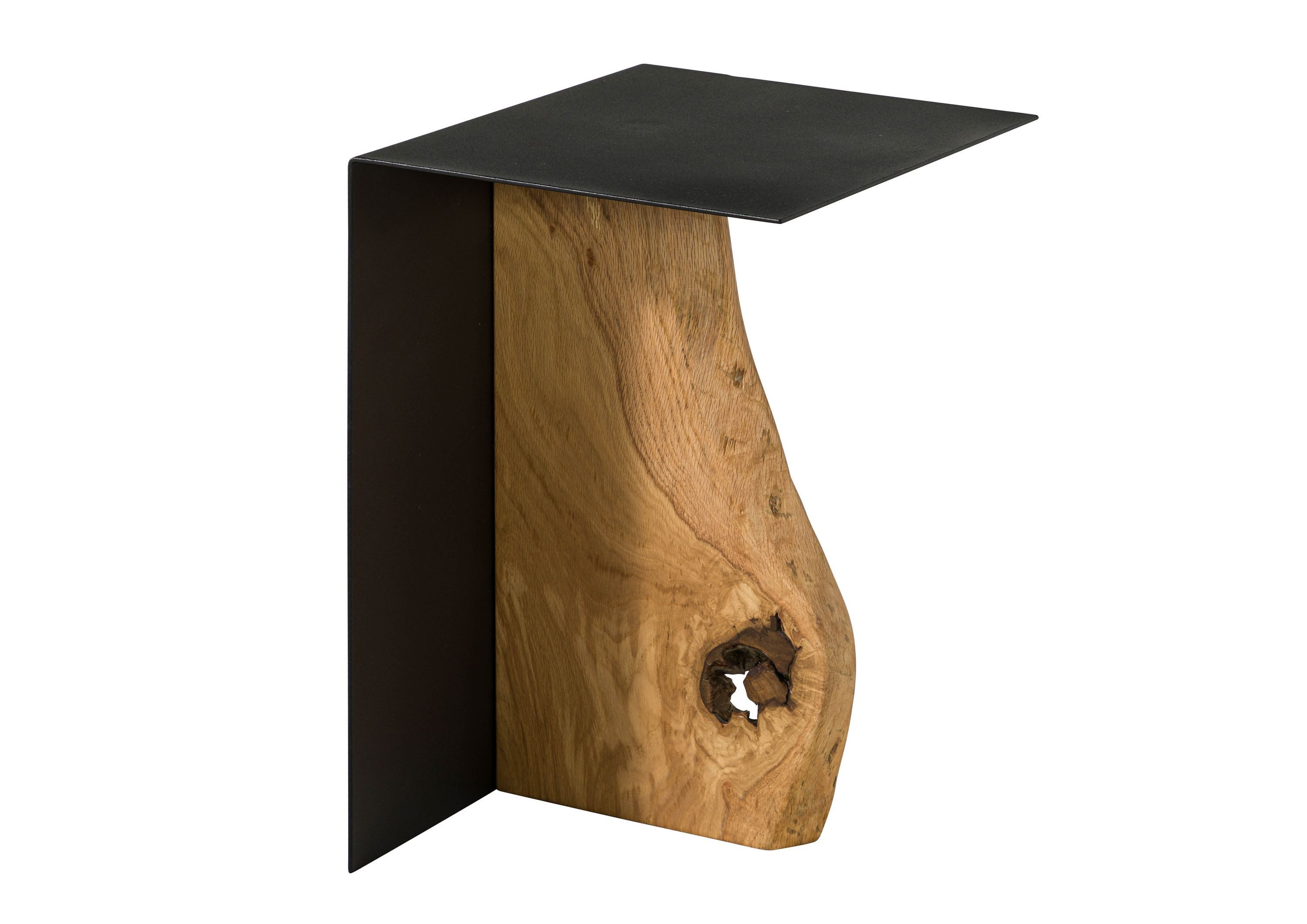 Massivmoebel24 Couchtisch LOUNGE COLLECTIONEicheMassivholznatur (Massivholz montiert 10 kg LOUNGE COLLECTION #01), Eiche 33x30 cm natur geölt