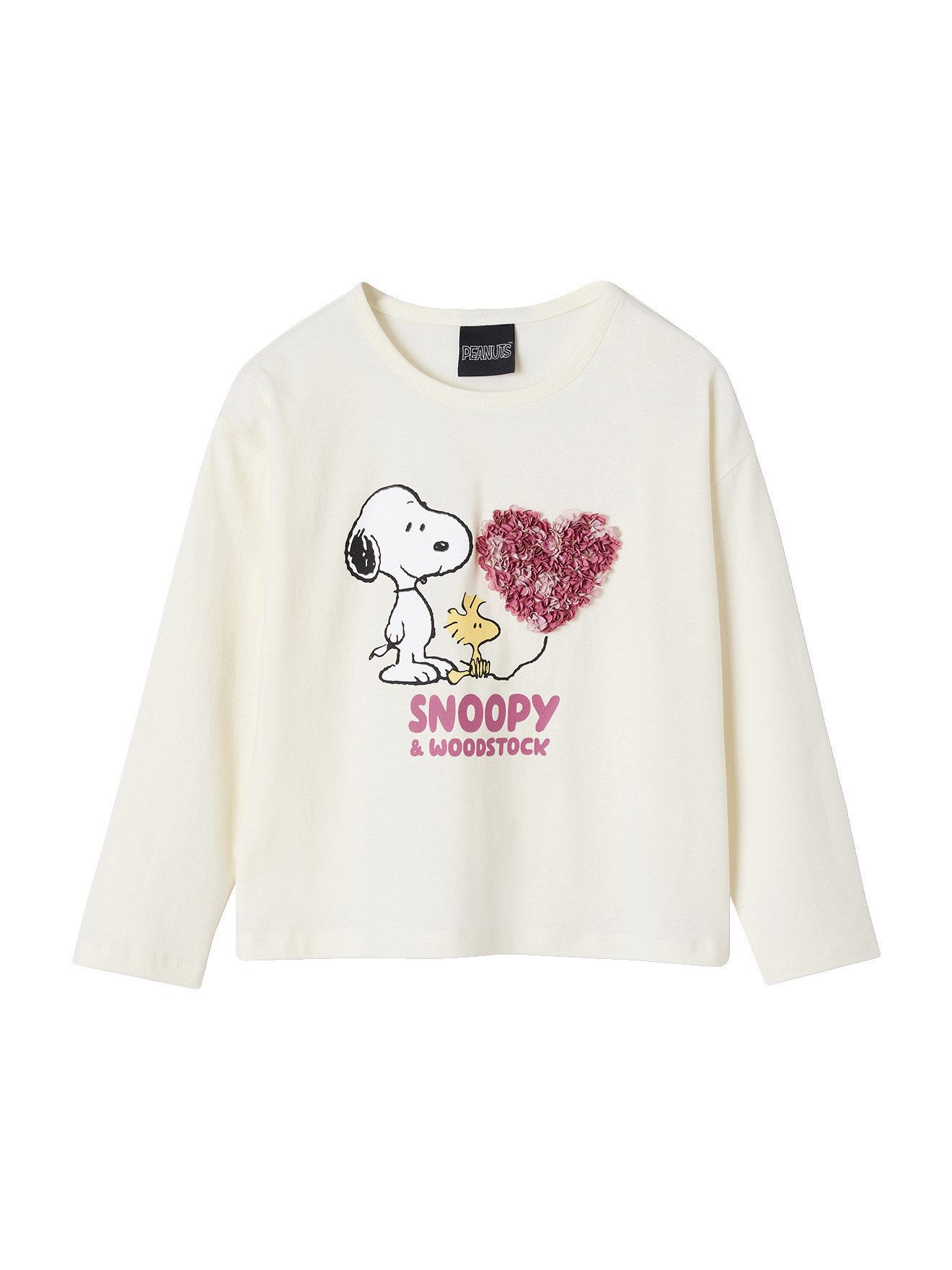 vertbaudet Langarmshirt Mädchen Shirt PEANUTS SNOOPY