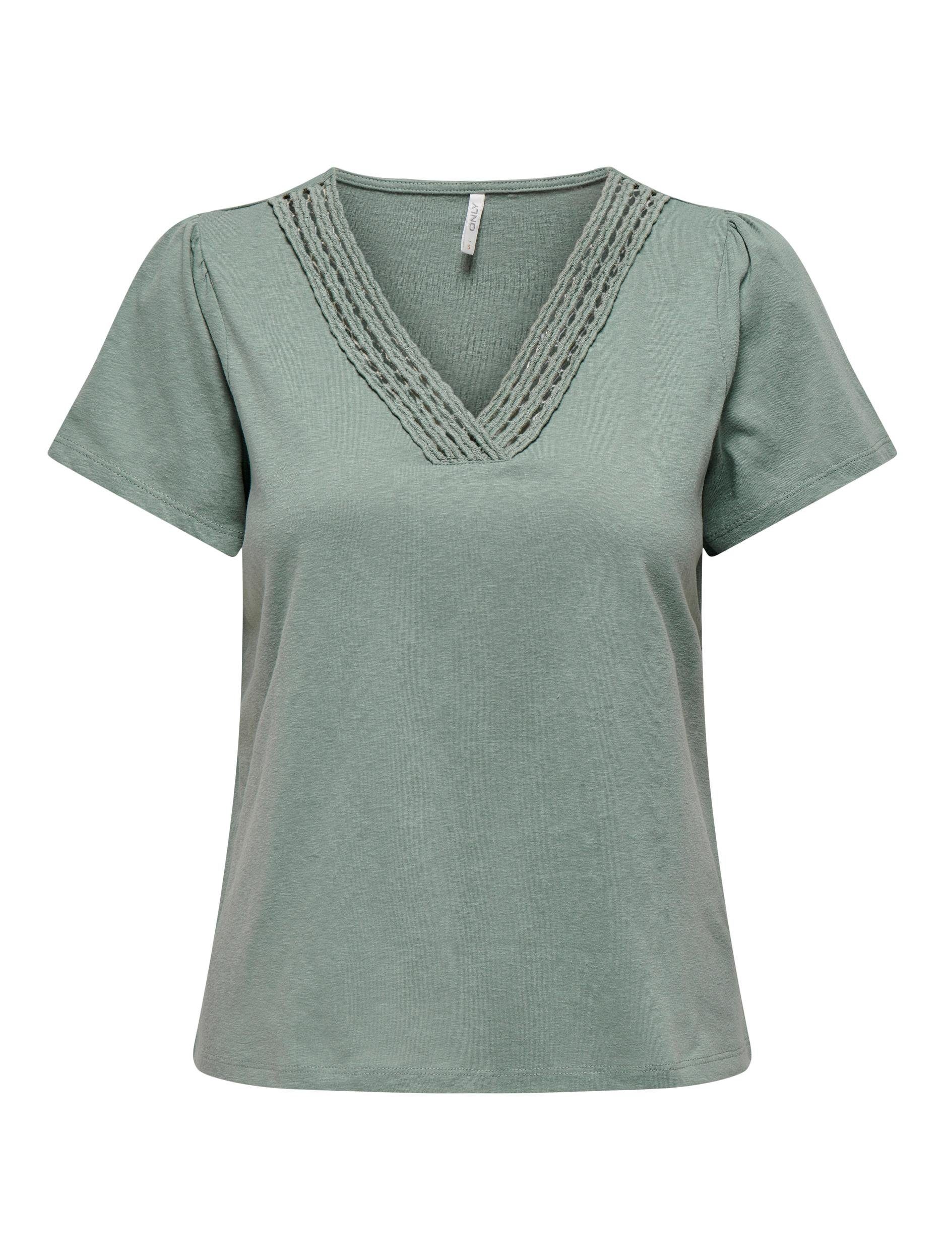 ONLBENITA V-Shirt ONLY JRS S/S V-NECK TOP