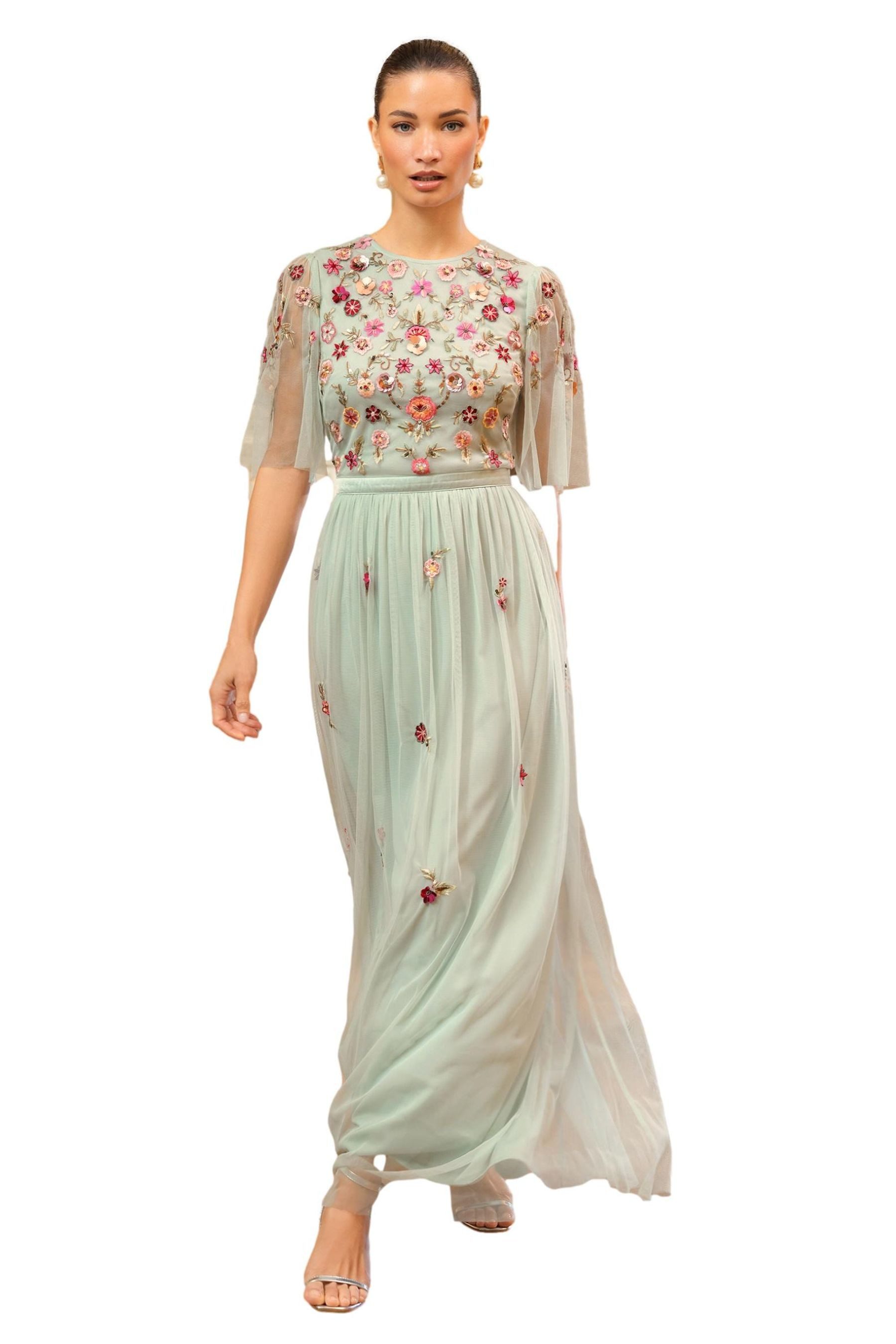Love & Roses Maxikleid Love & Roses Maxikleid für Brautjungfern, Regular (1-tlg)