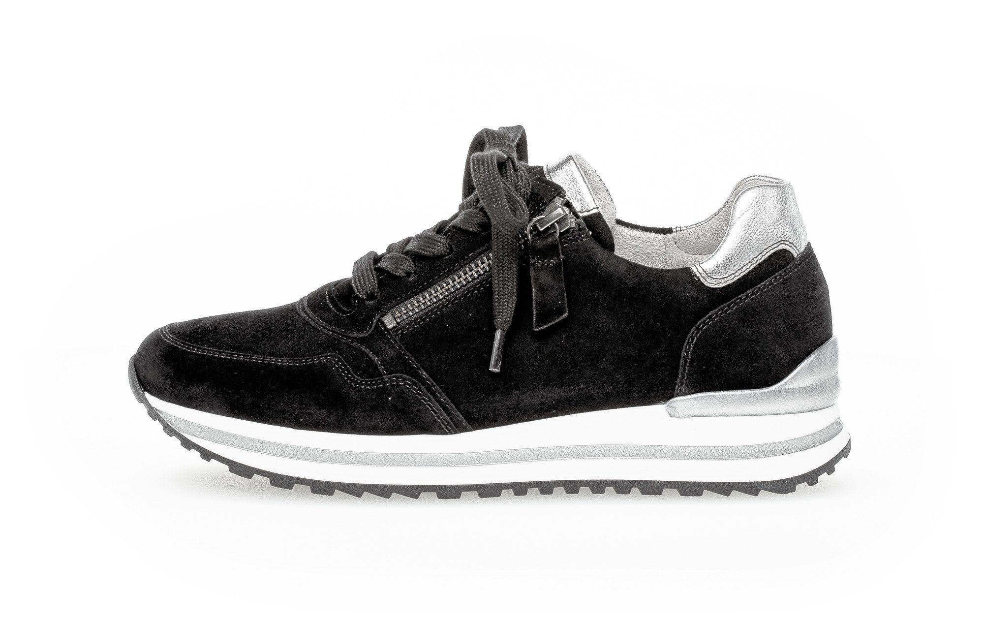 Gabor 97 / schwarz/silber Sneaker