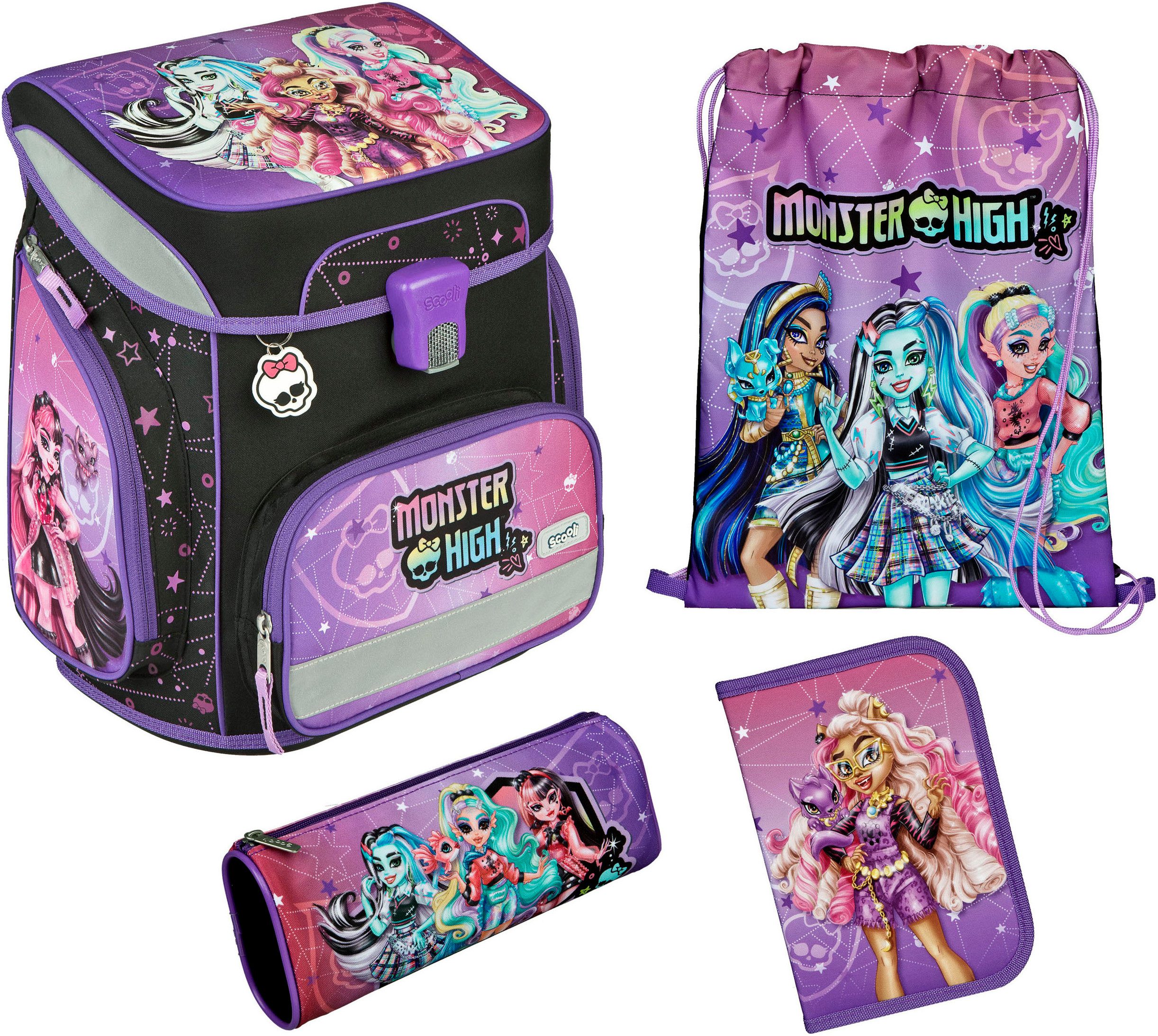 Schulranzen EasyFit, Monster High