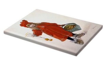 Posterlounge Leinwandbild Carl Larsson, Brita als Iduna, Malerei