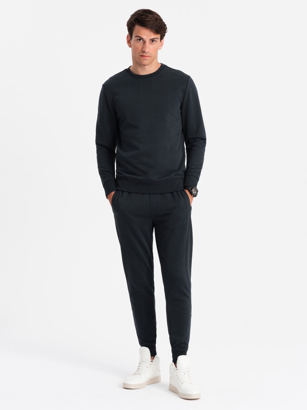 OMBRE Sweatanzug BASIC Herren-Sweatshirt-Set BASIC Sweatshirt günstig online kaufen