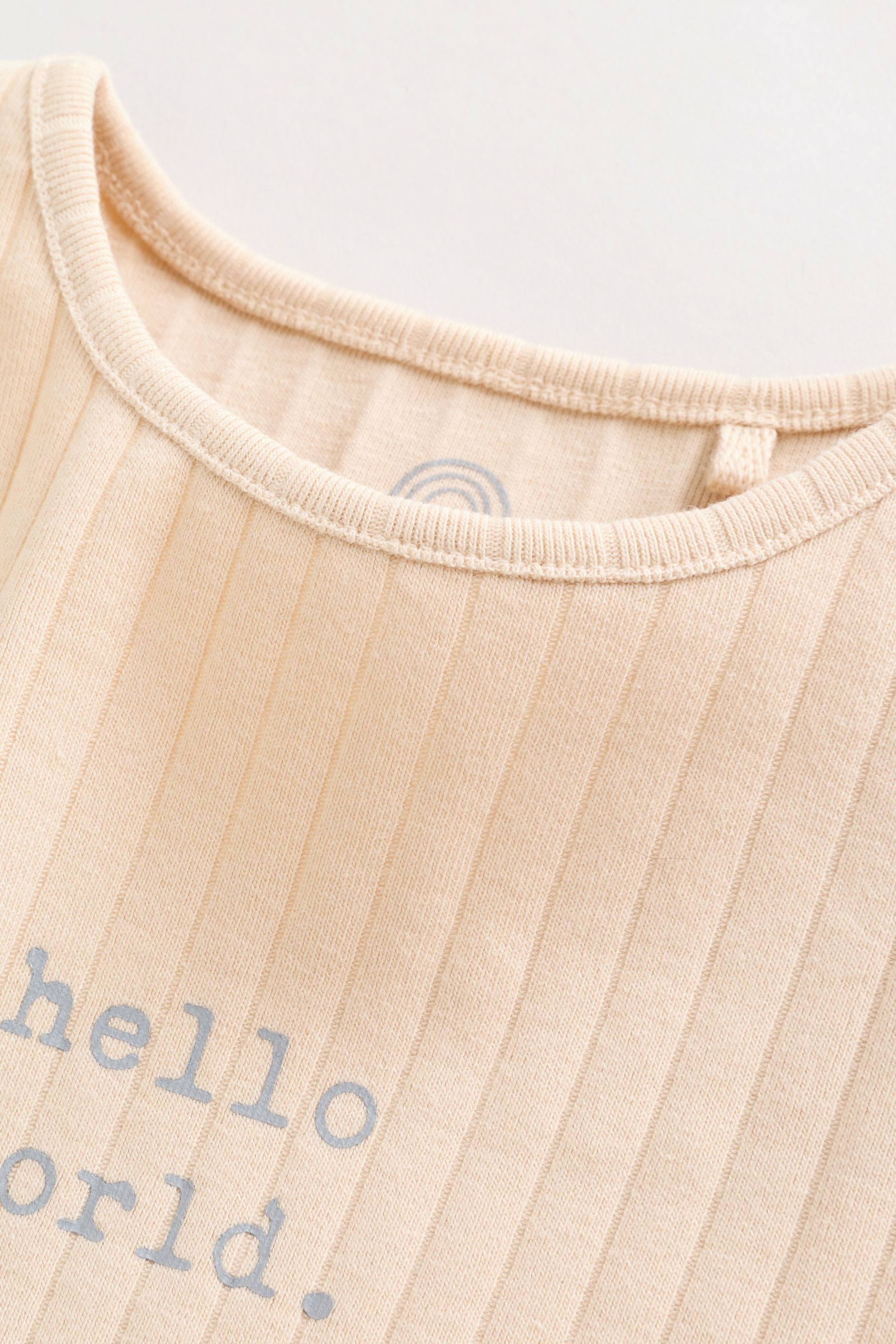 Next Shirt & Leggings Hello World Baby-Oberteil und Leggings, 2er Set (2-tlg)