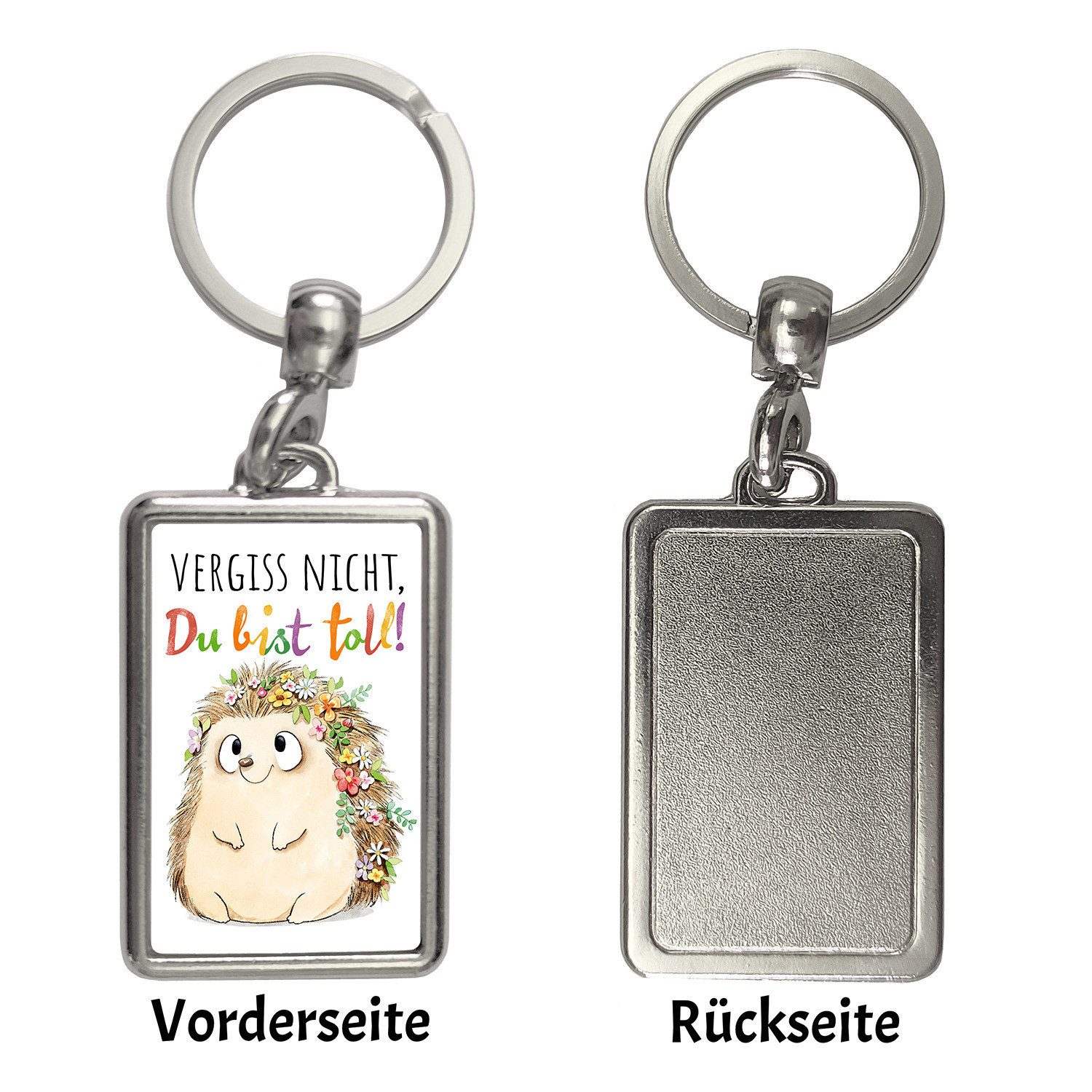 speecheese Schlüsselanhänger Igel Schlüsselanhänger mit Spruch günstig online kaufen