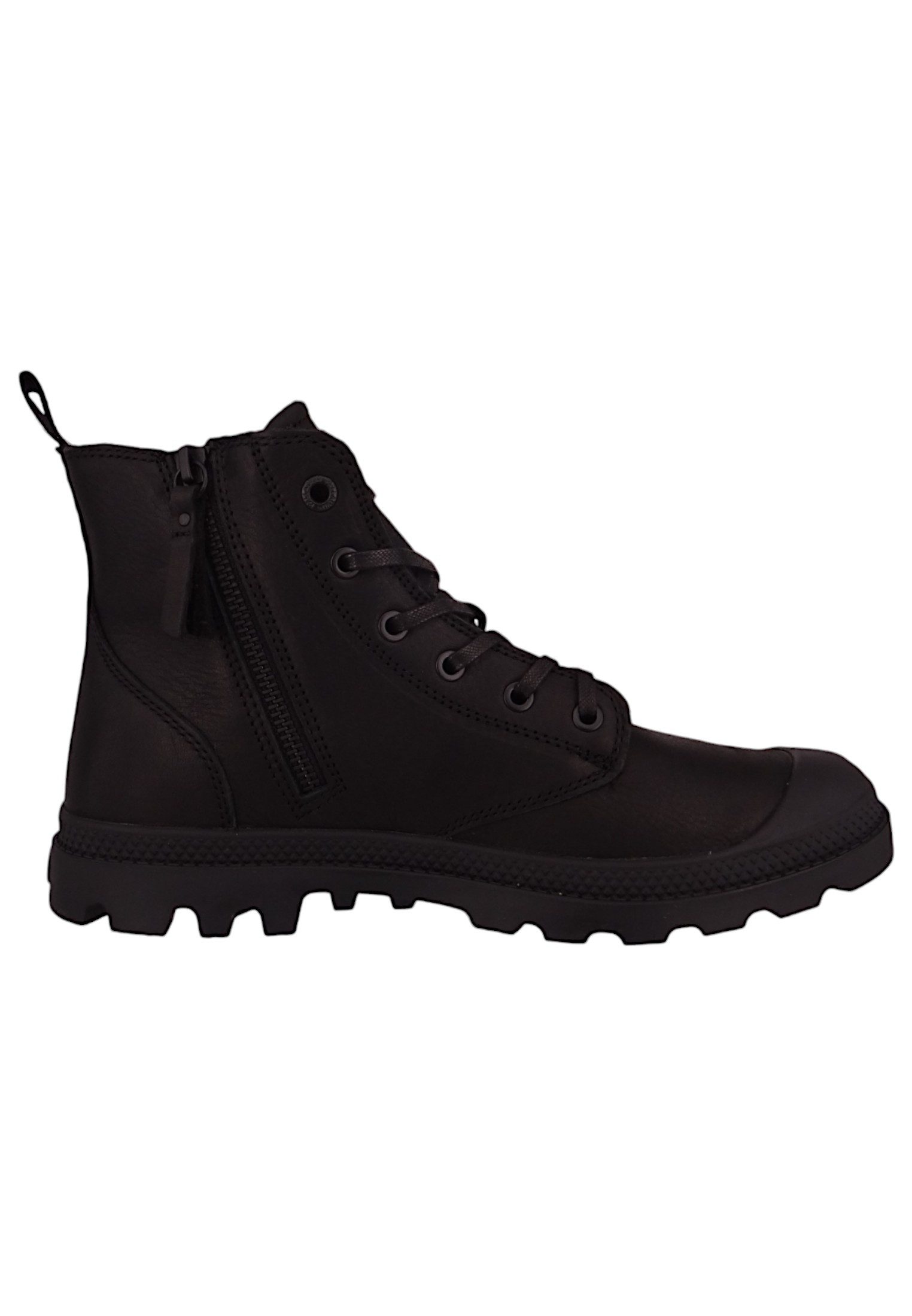 Palladium 74386-008-M Pampa RE-Quilted Black Stiefelette