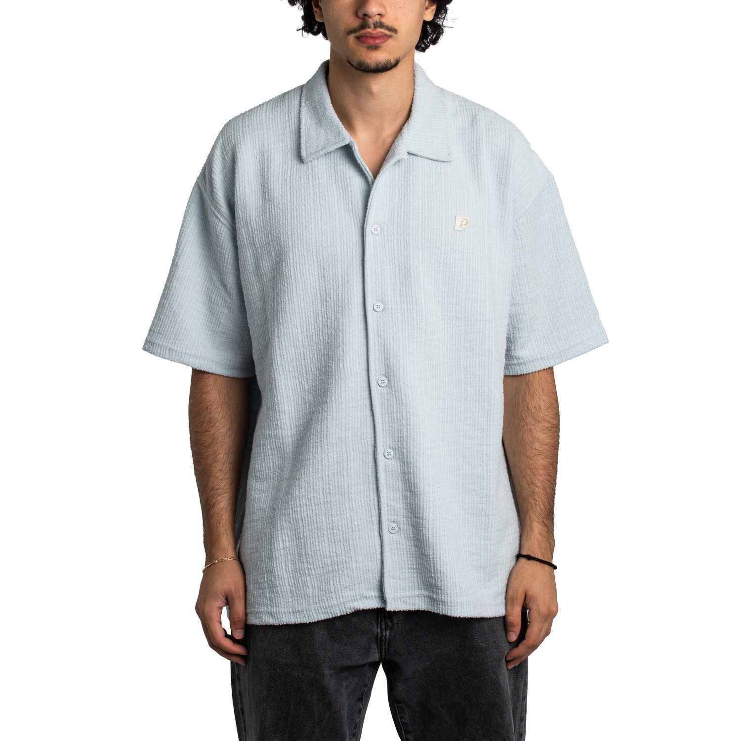 PEGADOR Kurzarmhemd Pegador Libco Structure Knit Shirt