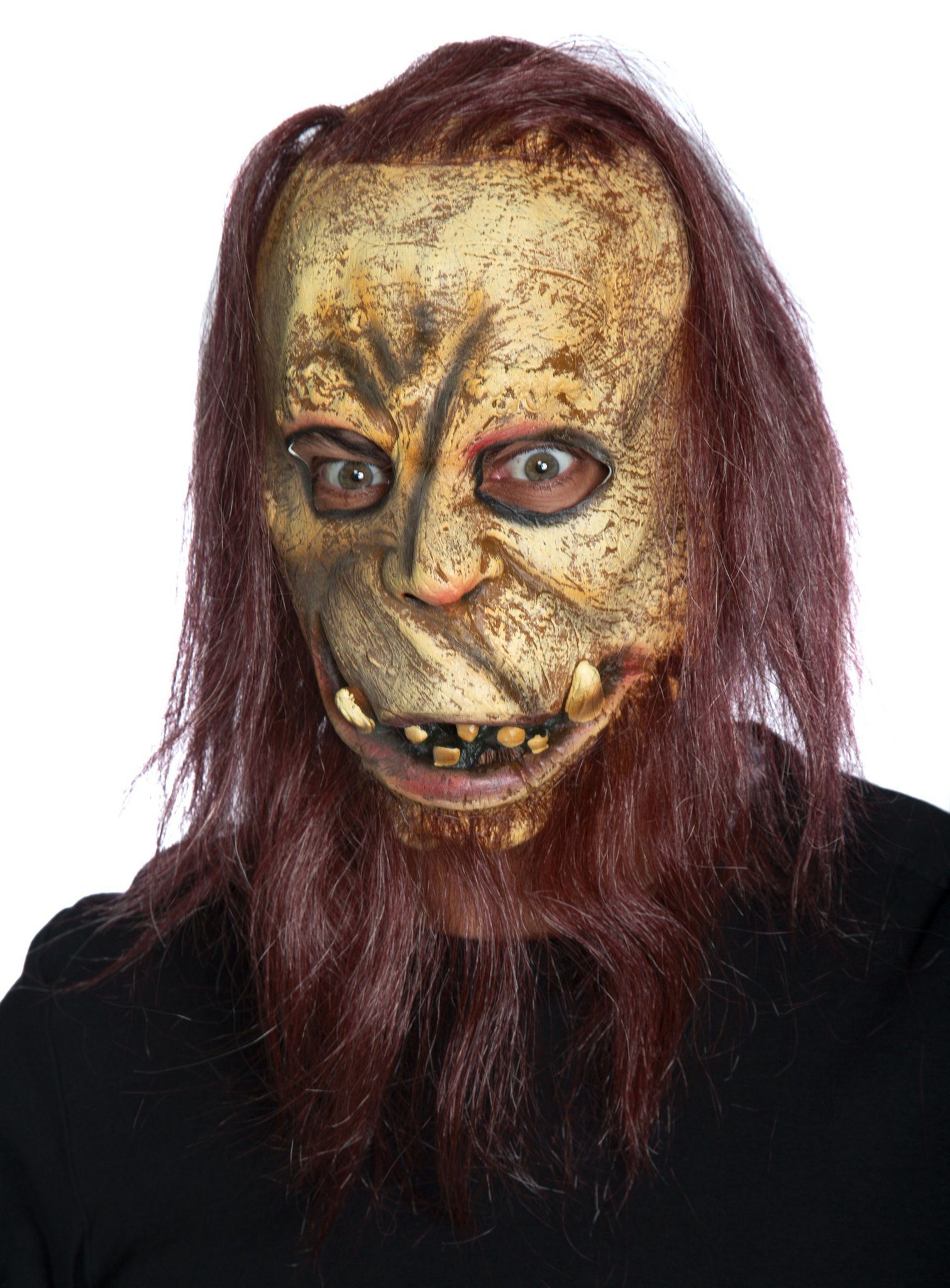 Metamorph Verkleidungsmaske Orang-Opa - Halloween Fasching Kostüm Maske, Leicht in die Jahre gekommener Orang-Utan