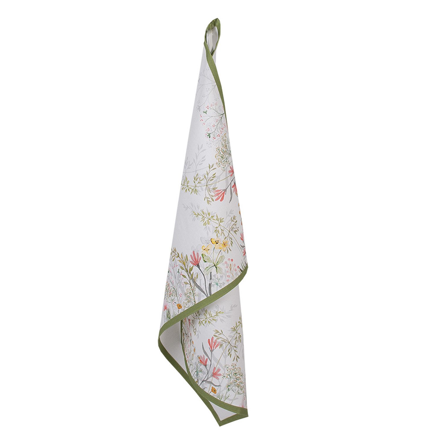Clayre & Eef Geschirrtuch Wildflower Fields, (Set, 3-tlg., 3-teilig), Geschirrtücher (3 Stück), ca.50x70cm Baumwolle