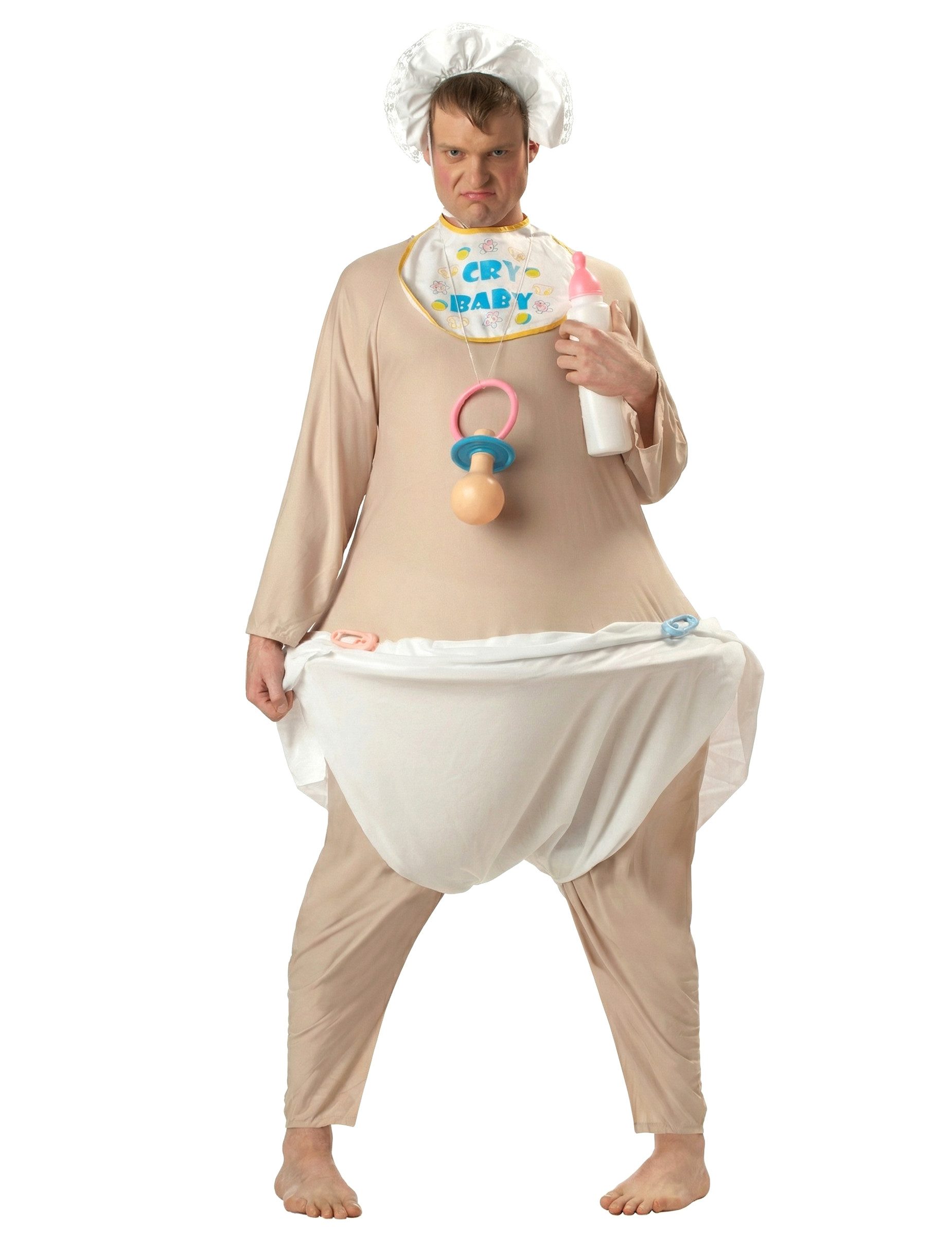 Kostüm Baby Fatsuit Kostüm Deluxe haut-weiss