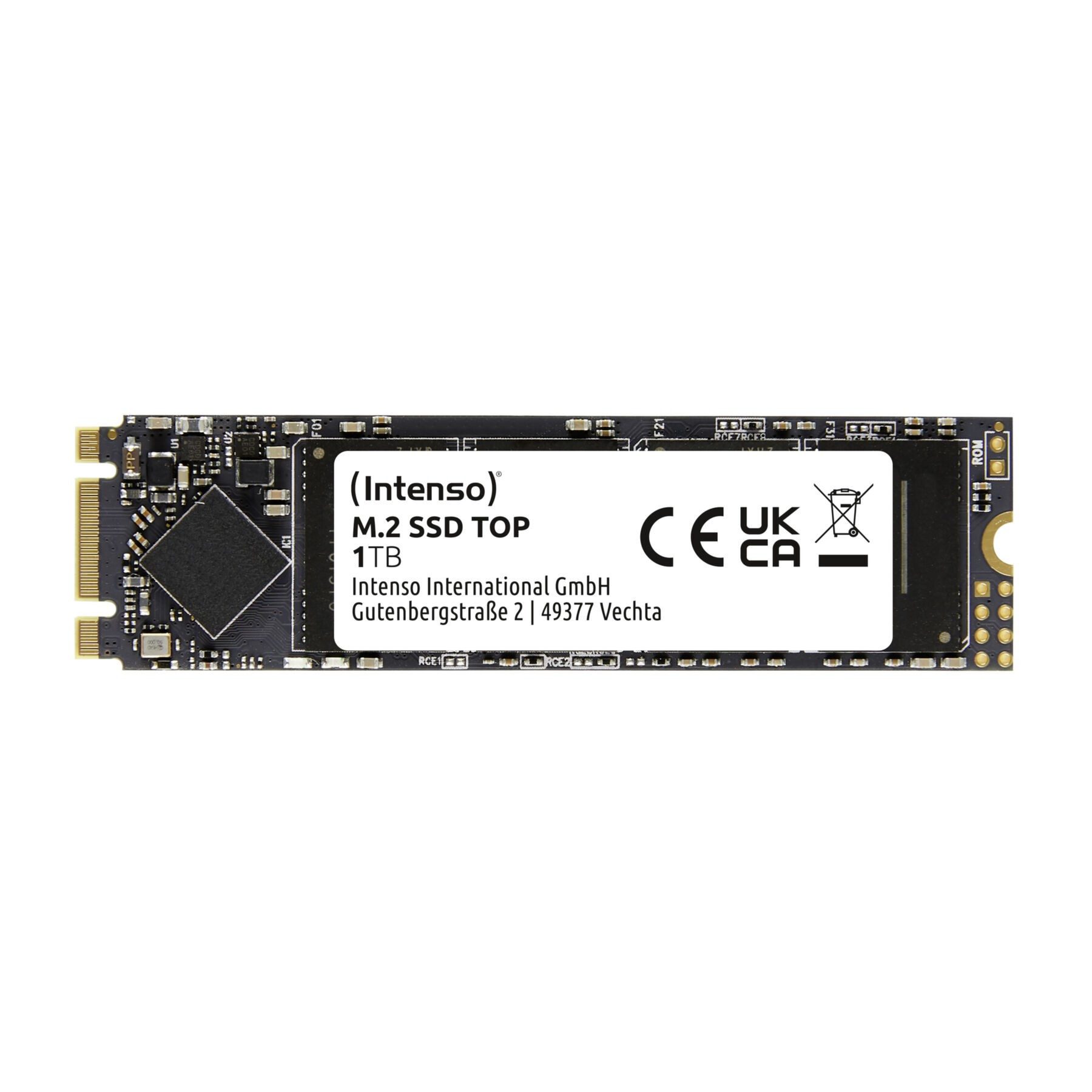 Intenso Top SSD-Festplatte (1 TB) M.2" 550 MB/S Lesegeschwindigkeit, 500 MB/S Schreibgeschwindigkeit