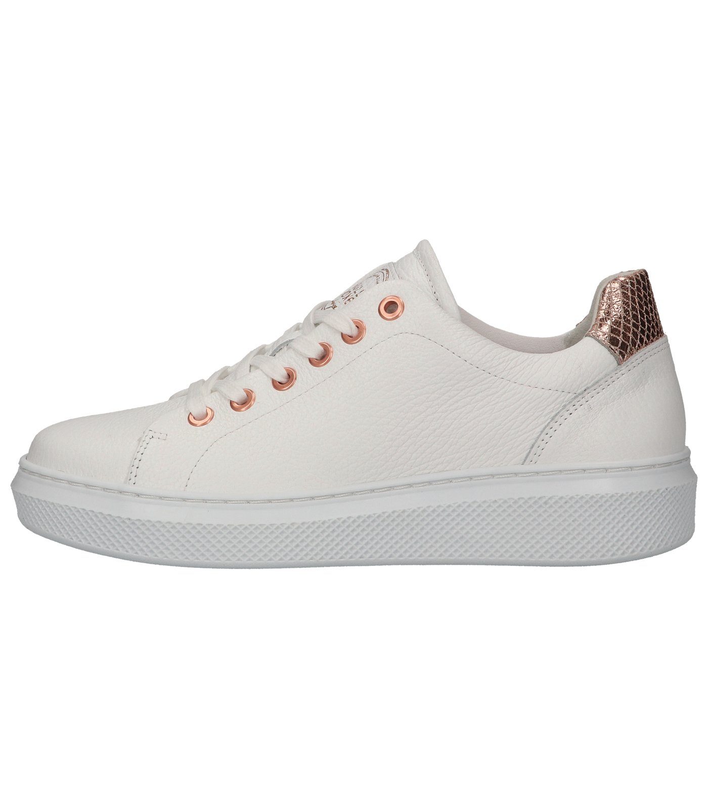 Bullboxer Leder Weiß Sneaker Rosa Sneaker