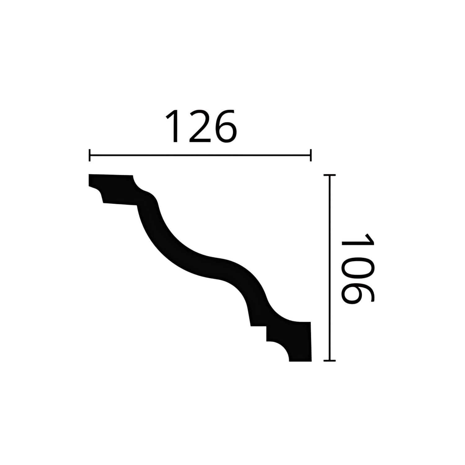 Thumbnail - NOËL & MARQUET by nmc Deckenprofil 1 MUSTERSTÜCK NMC S-WT11 10 cm MUSTER der Eckleiste Stuckleiste (1-St), Zierleisten M...