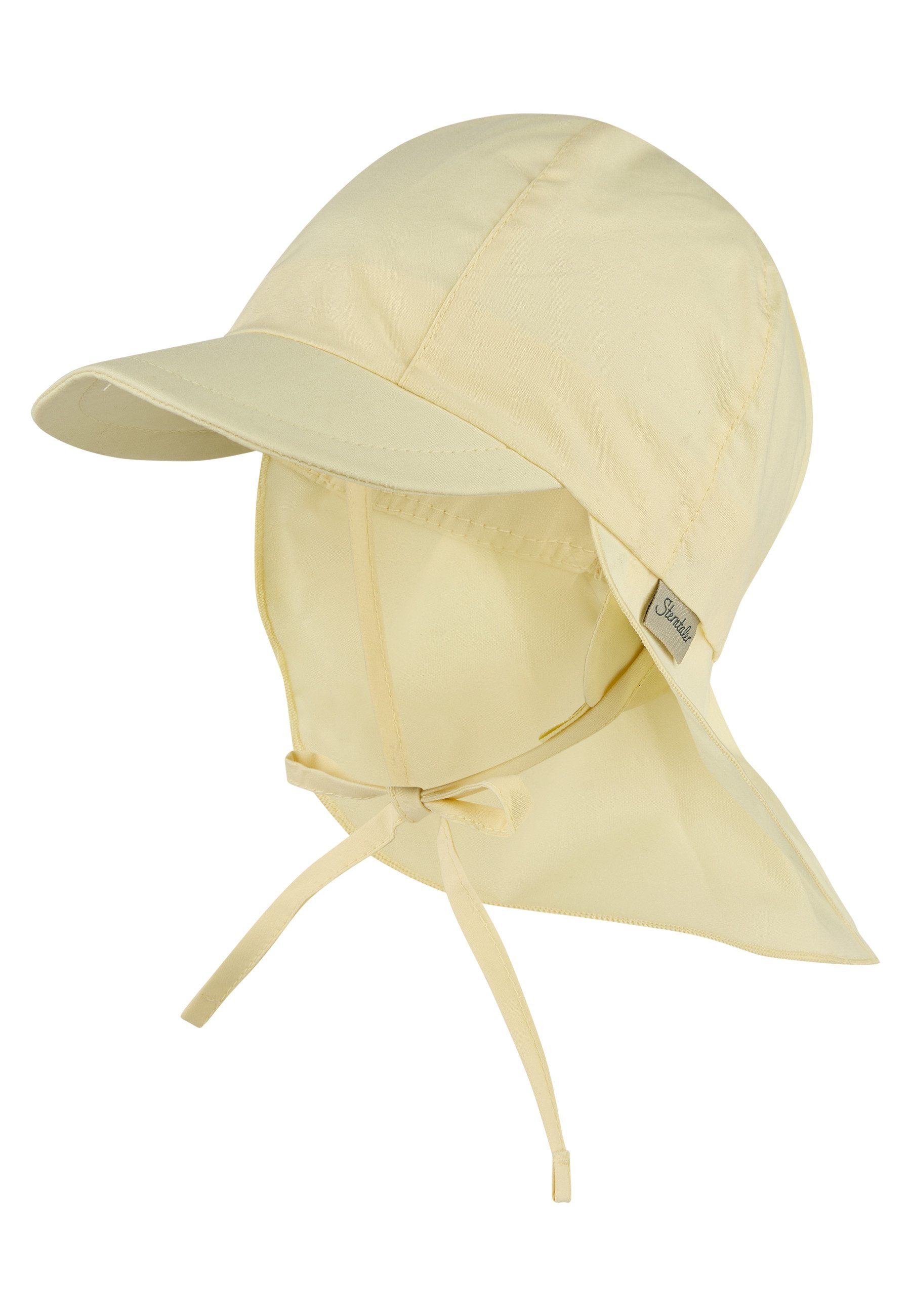 Sterntaler® Schirmmütze UV-Schutz 50+ (1-St) Kinderhut aus UV-Popeline mit Bindeband und UV-Schutz 50+