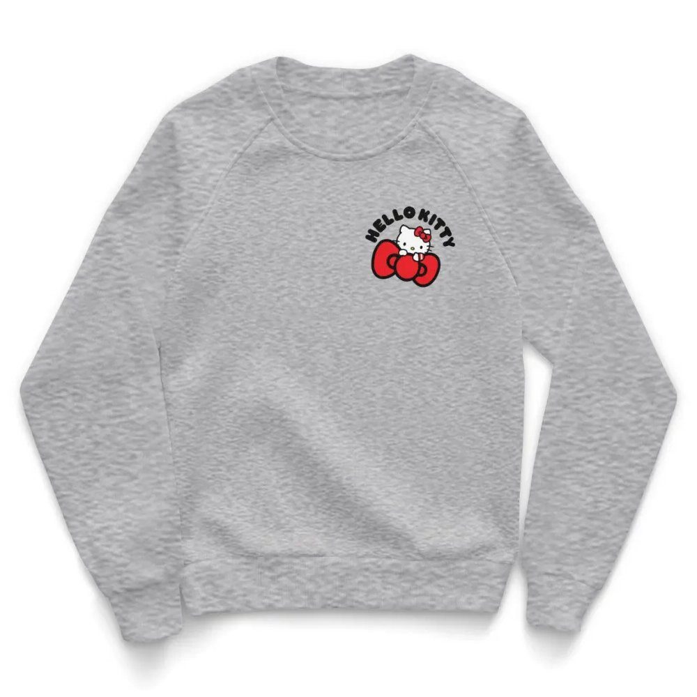 Hello Kitty Sweatshirt Crest Bow Kids Sweatshirt
