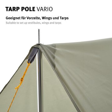 Wechsel Zeltstange Teleskop Zeltstange Tarp Pole Vario, Aufstellstange Sonnensegel Alu 218cm