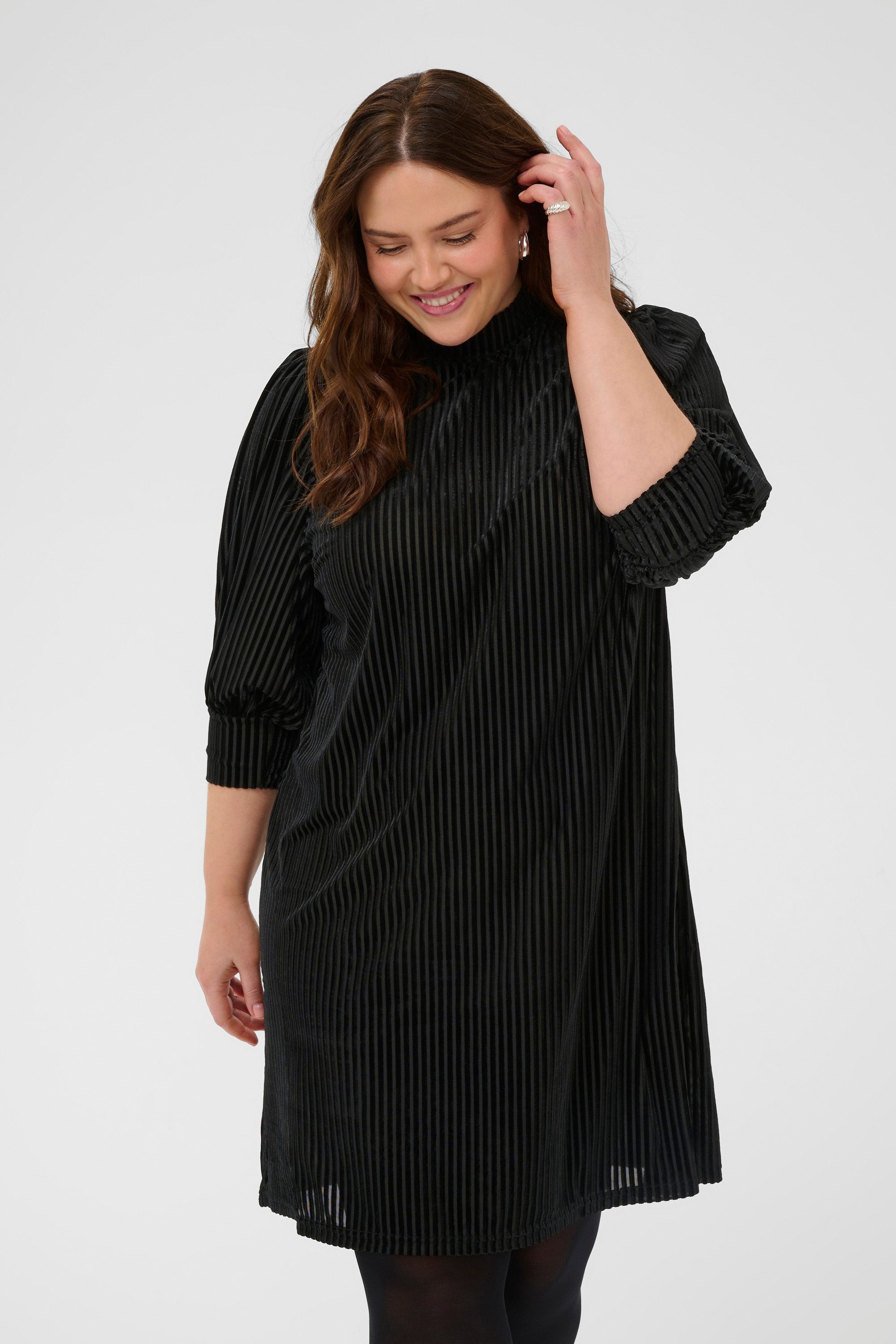 KAFFE Curve Strickkleid Kleid KCcacanna Große Größen