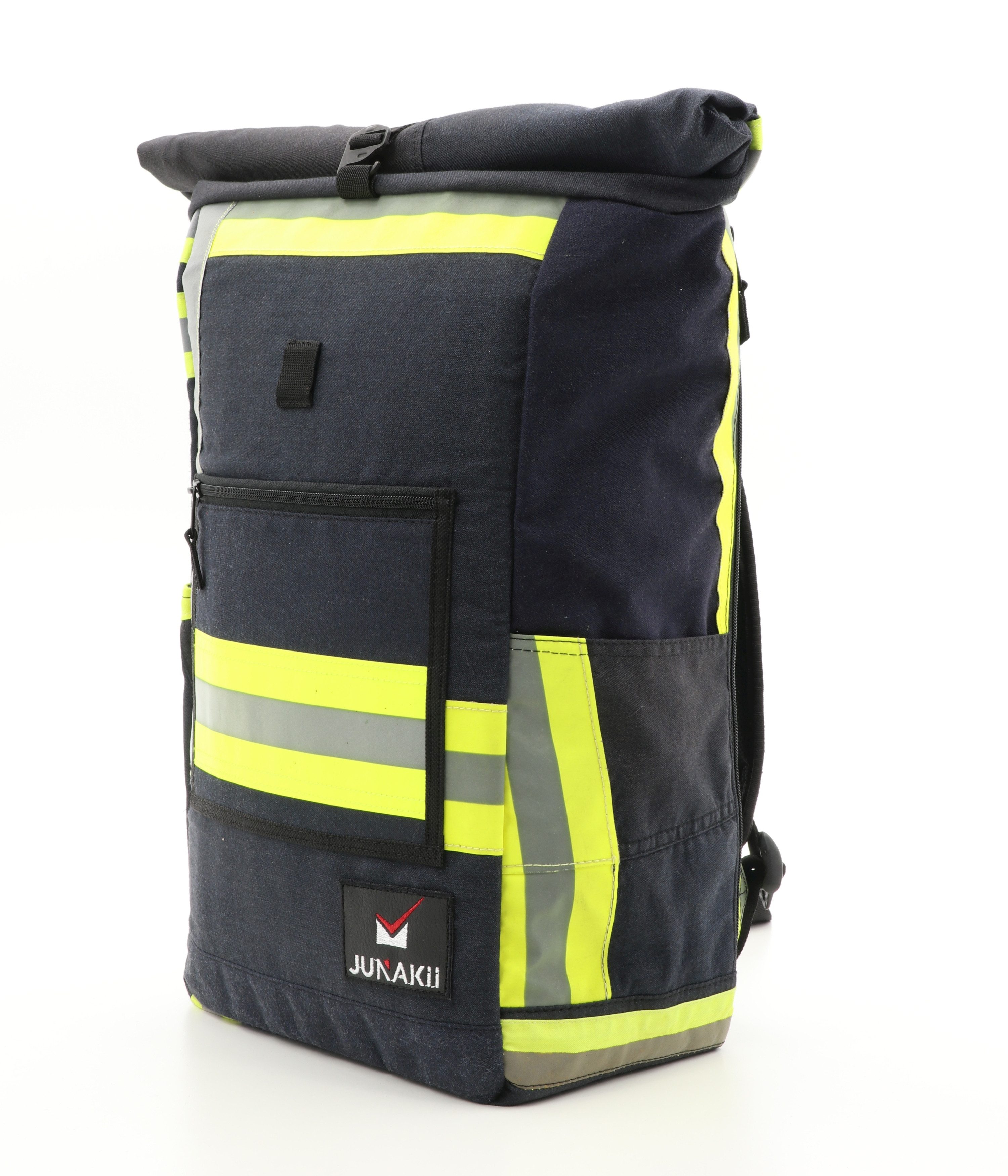 JUNAKii Laptoprucksack, Upcycling, Unikat, Europa, nachhaltig, funktional, Freizeitrucksack