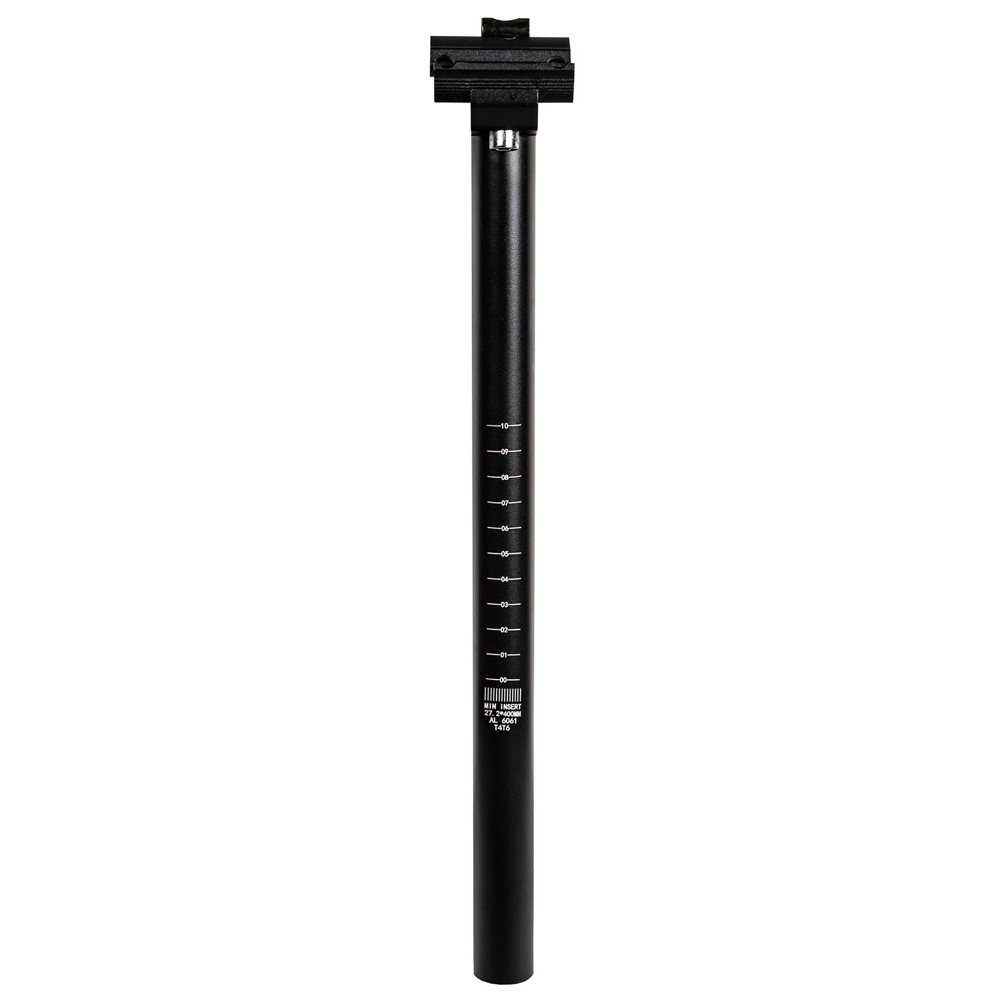 Zündapp Sattelstütze Sattelstütze (40 cm, 1 St), Patentsattelstütze Fahrrad Sattelstütze E-Bike Patent 400 mm 27,2 mm