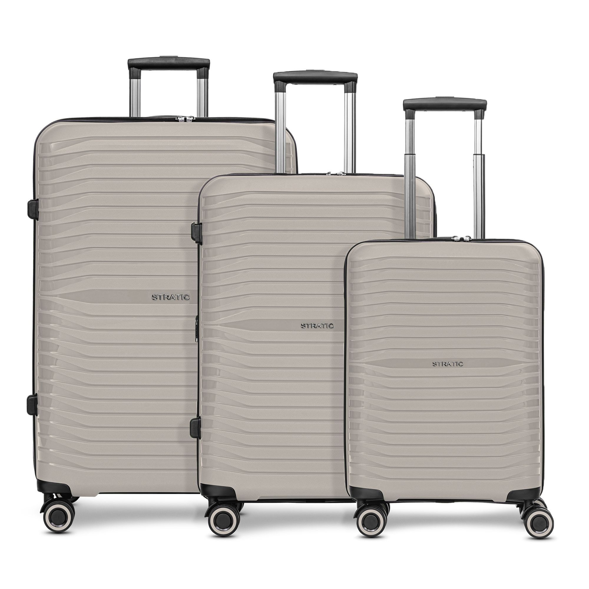 Stratic Trolleyset Shine, 4 Rollen, (3-teilig, günstig online kaufen
