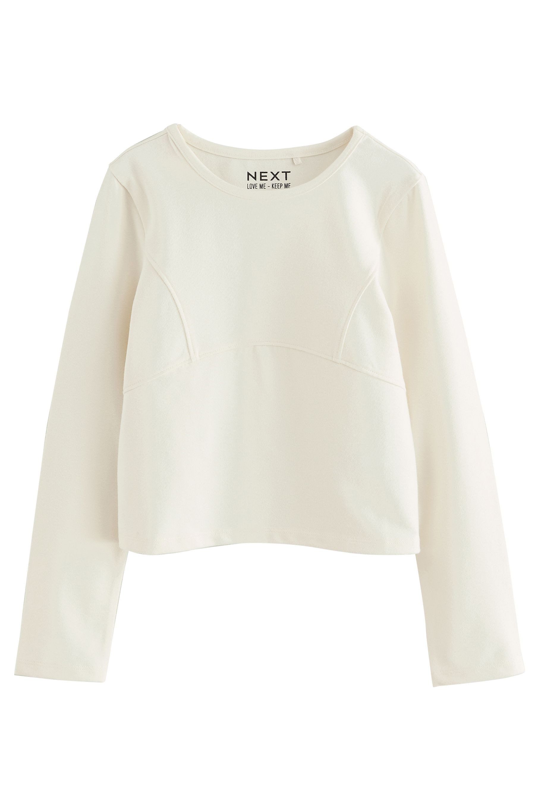 Next Langarmshirt Langarmoberteil mit Nahtdetail (1-tlg)