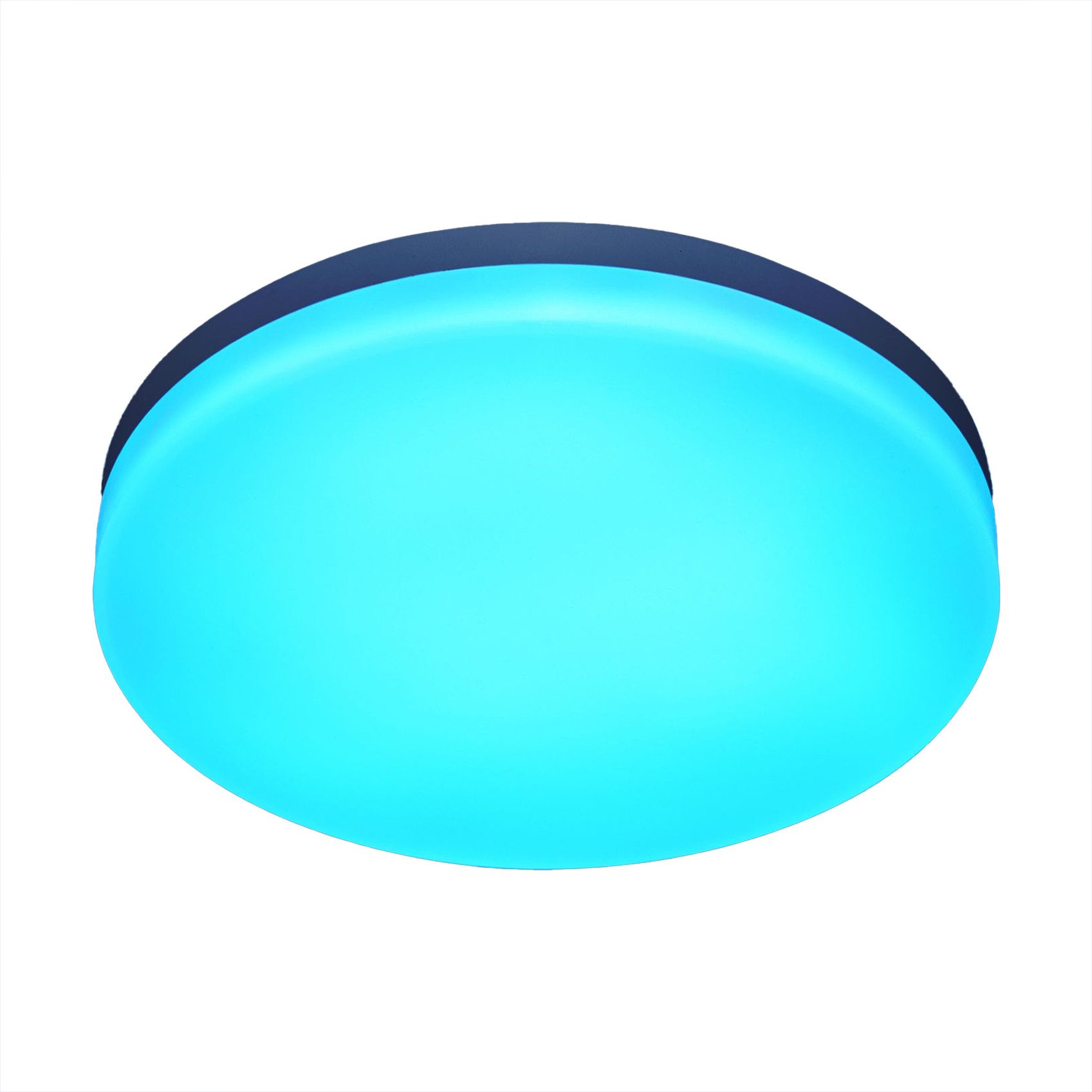 JDONG LED Deckenleuchte Doppelter Bluetooth Lautsprecher weißes Rauschen für besseren Schlaf, LED fest integriert, RGB Farbwechsel, dimmbar, Kaltweiß, Warmweiß, Neutralweiß, Fernbedienung und APP-Steuerung,Wasserfest fur Schlafzimmer