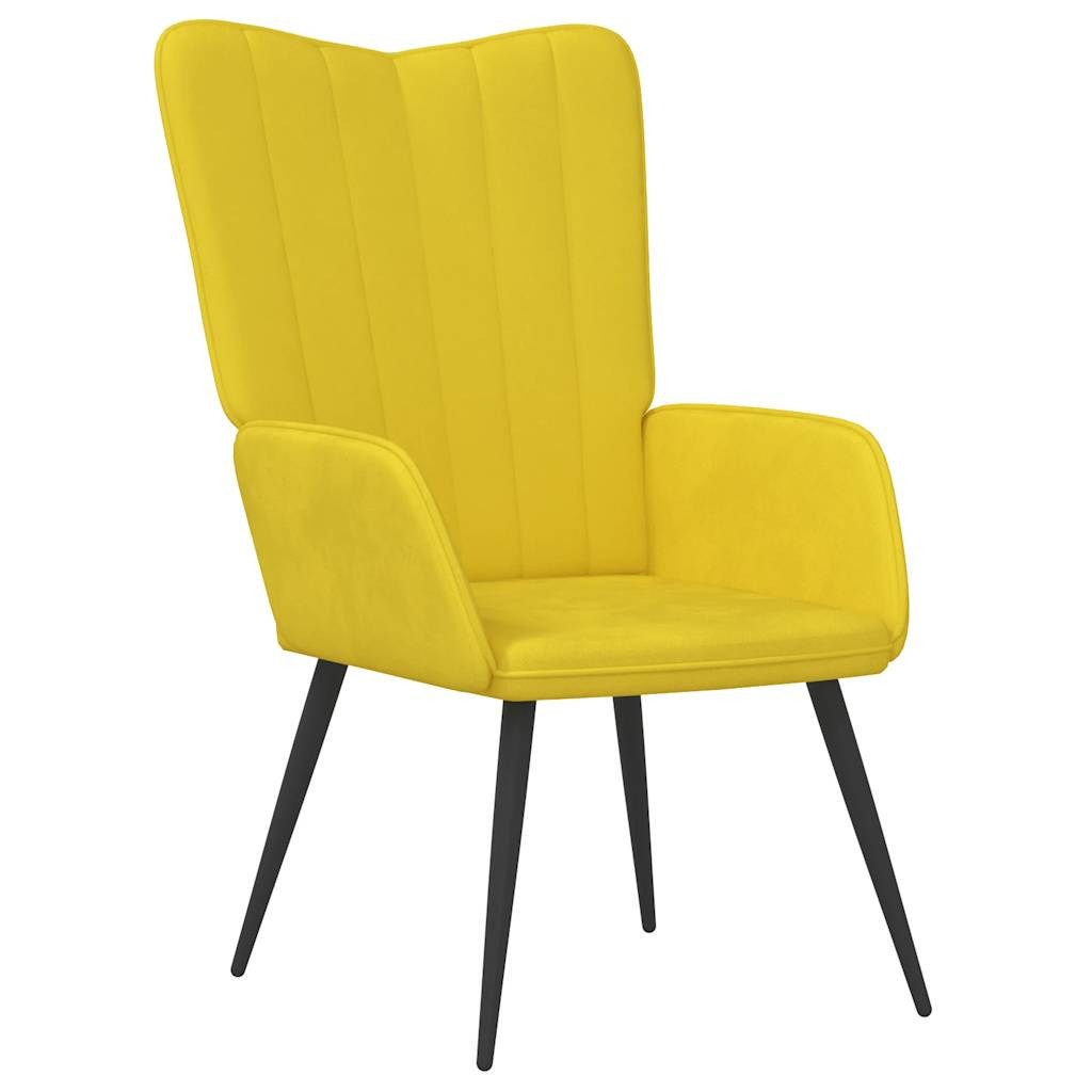 vidaXL Relaxsessel, Relaxsessel Senfgelb Samt